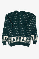 Vintage Dark Green Winter Talbots Sweater (1990s)