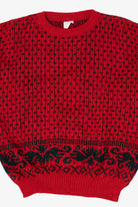 Vintage Red Sweater (1990s)