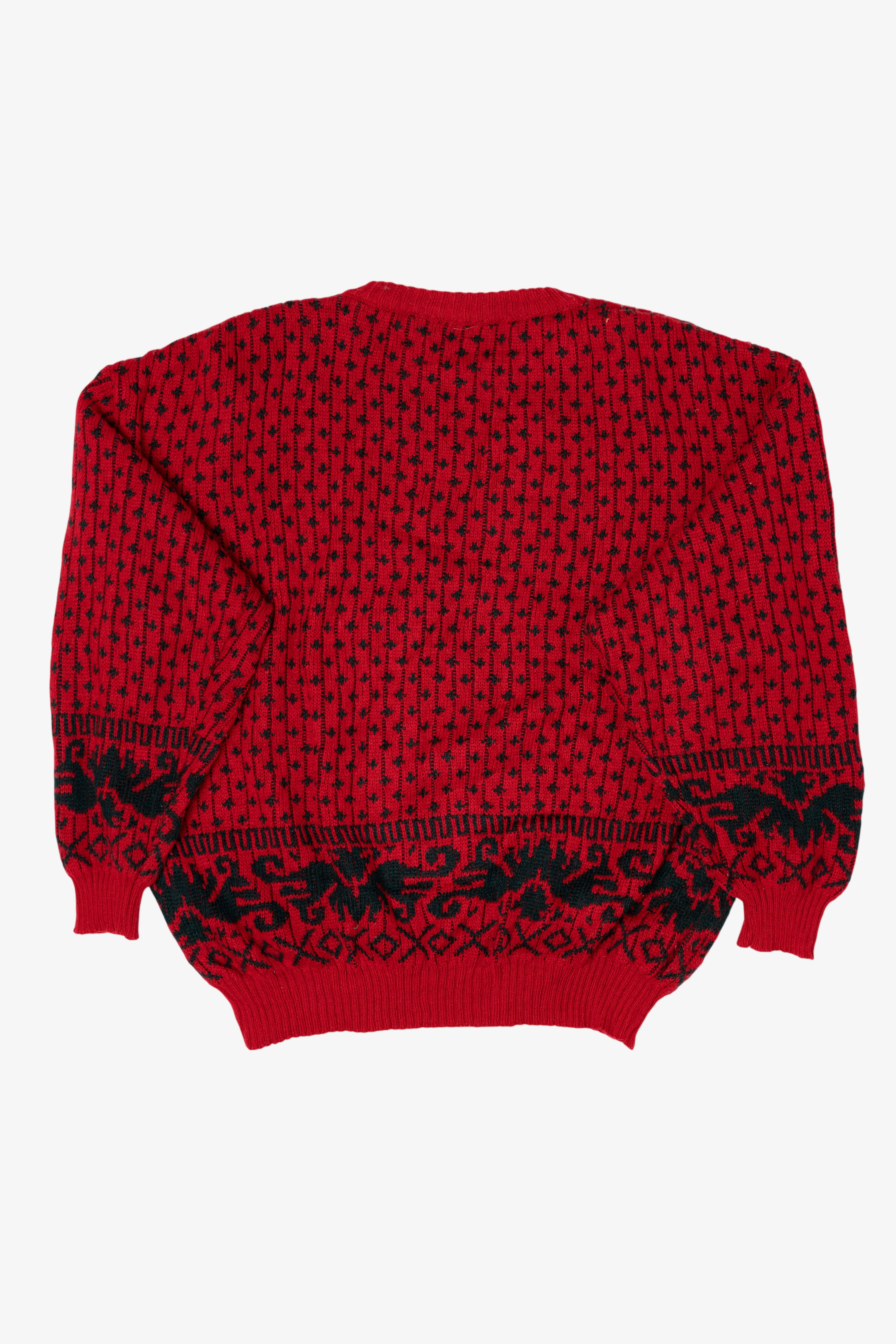 Vintage Red Sweater (1990s)