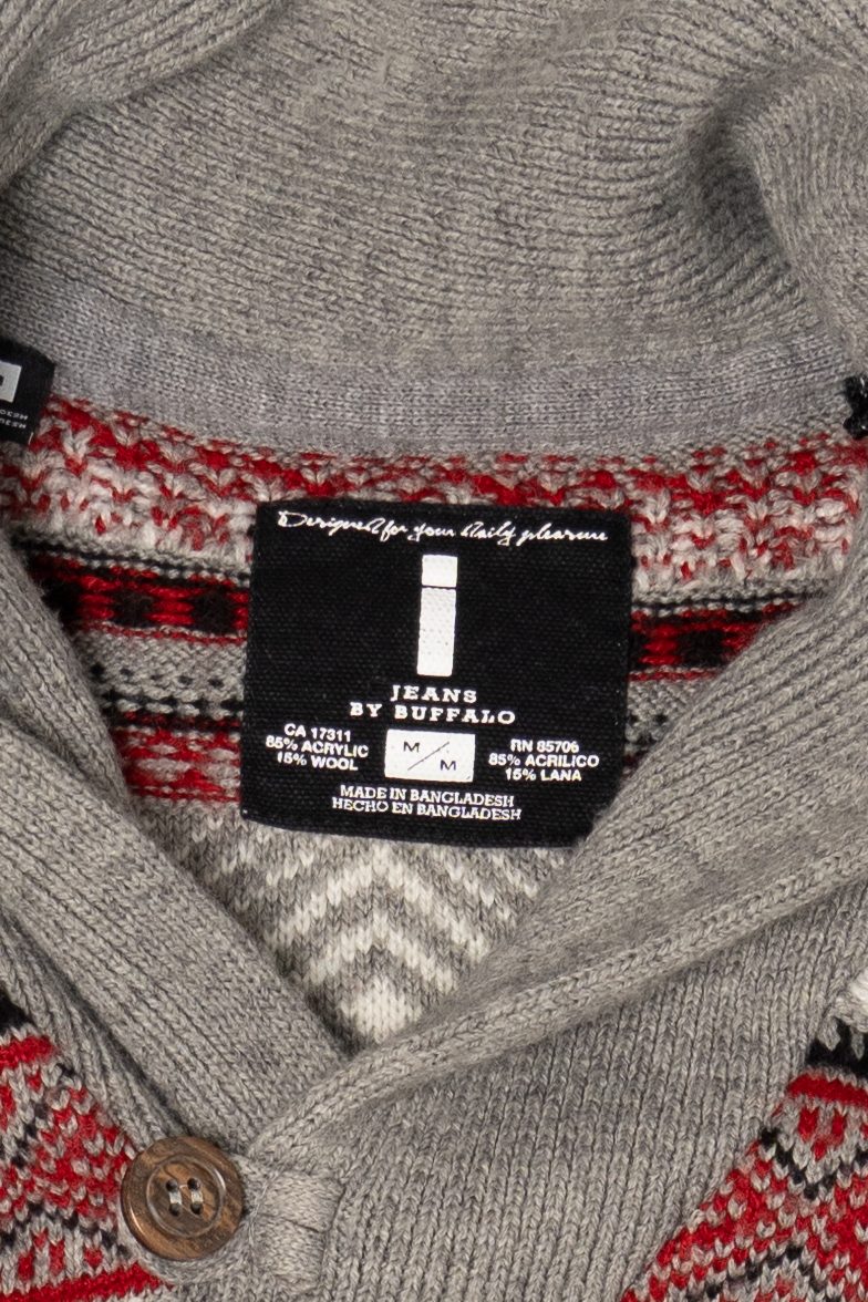 Gray Jeans By Buffalo Cardigan Sweater (2010s)