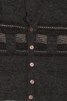 Dark Gray Wolsey Cardigan Sweater (2000s)