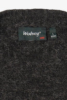 Dark Gray Wolsey Cardigan Sweater (2000s)