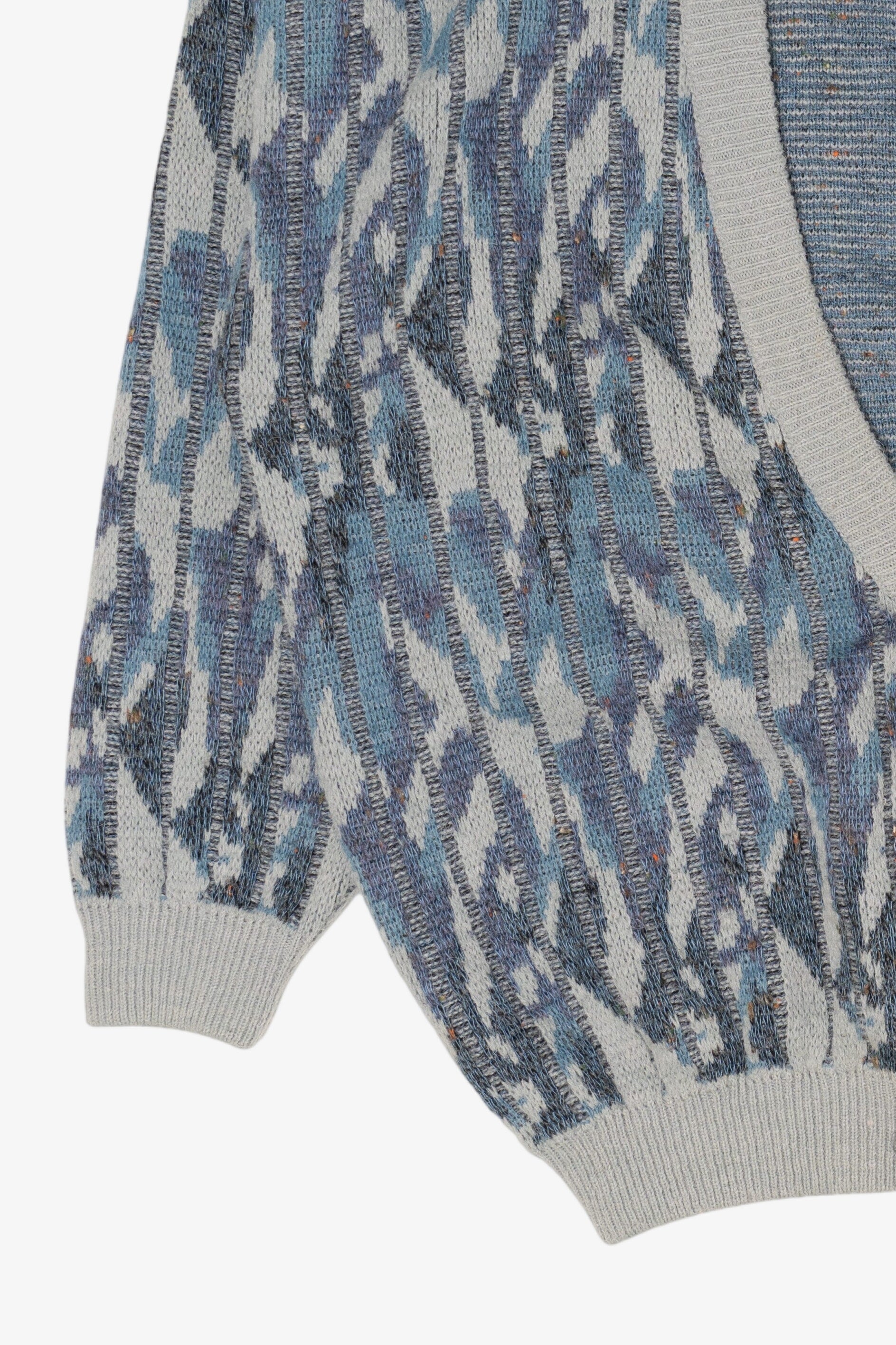 Vintage Blue New Wear Cardigan Sweater (1980s)