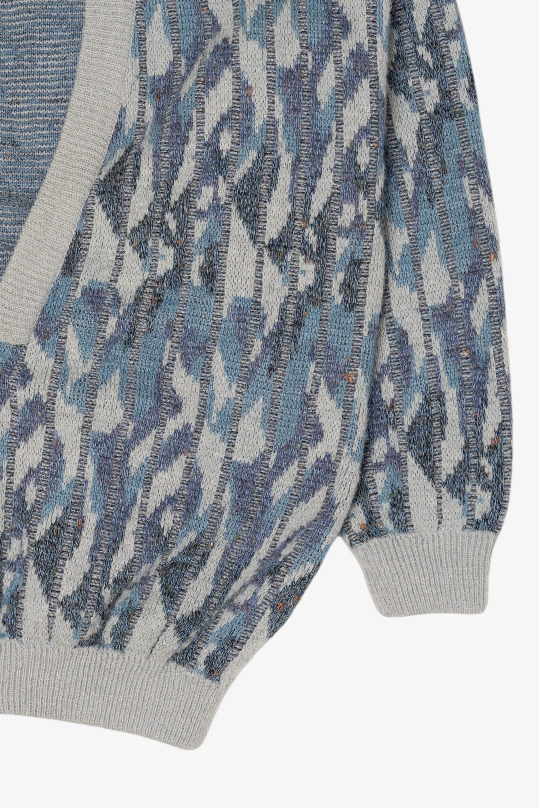 Vintage Blue New Wear Cardigan Sweater (1980s)