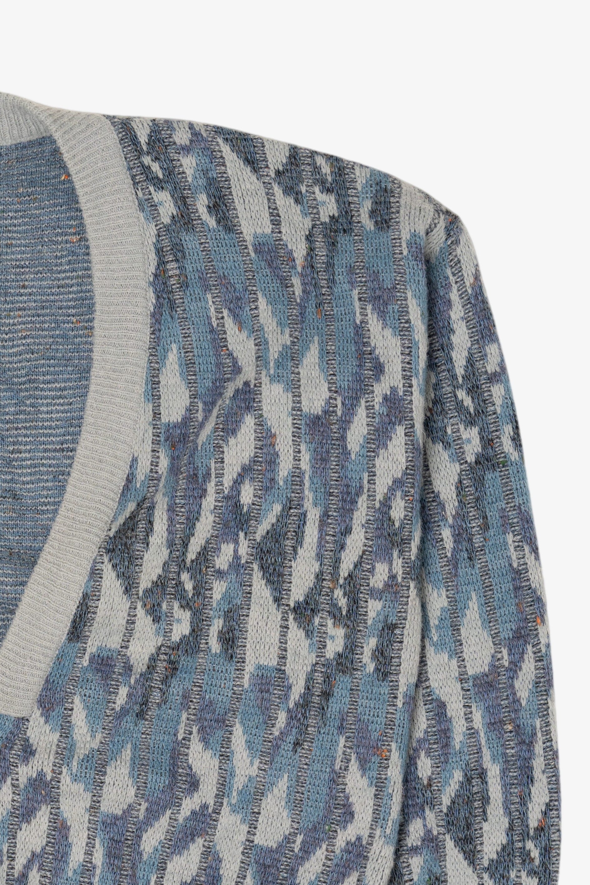 Vintage Blue New Wear Cardigan Sweater (1980s)