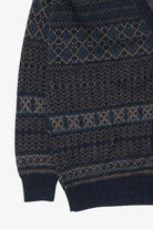 Vintage Navy Blue Van Heusen Cardigan Sweater (1990s)