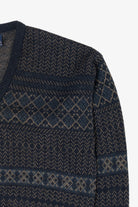 Vintage Navy Blue Van Heusen Cardigan Sweater (1990s)