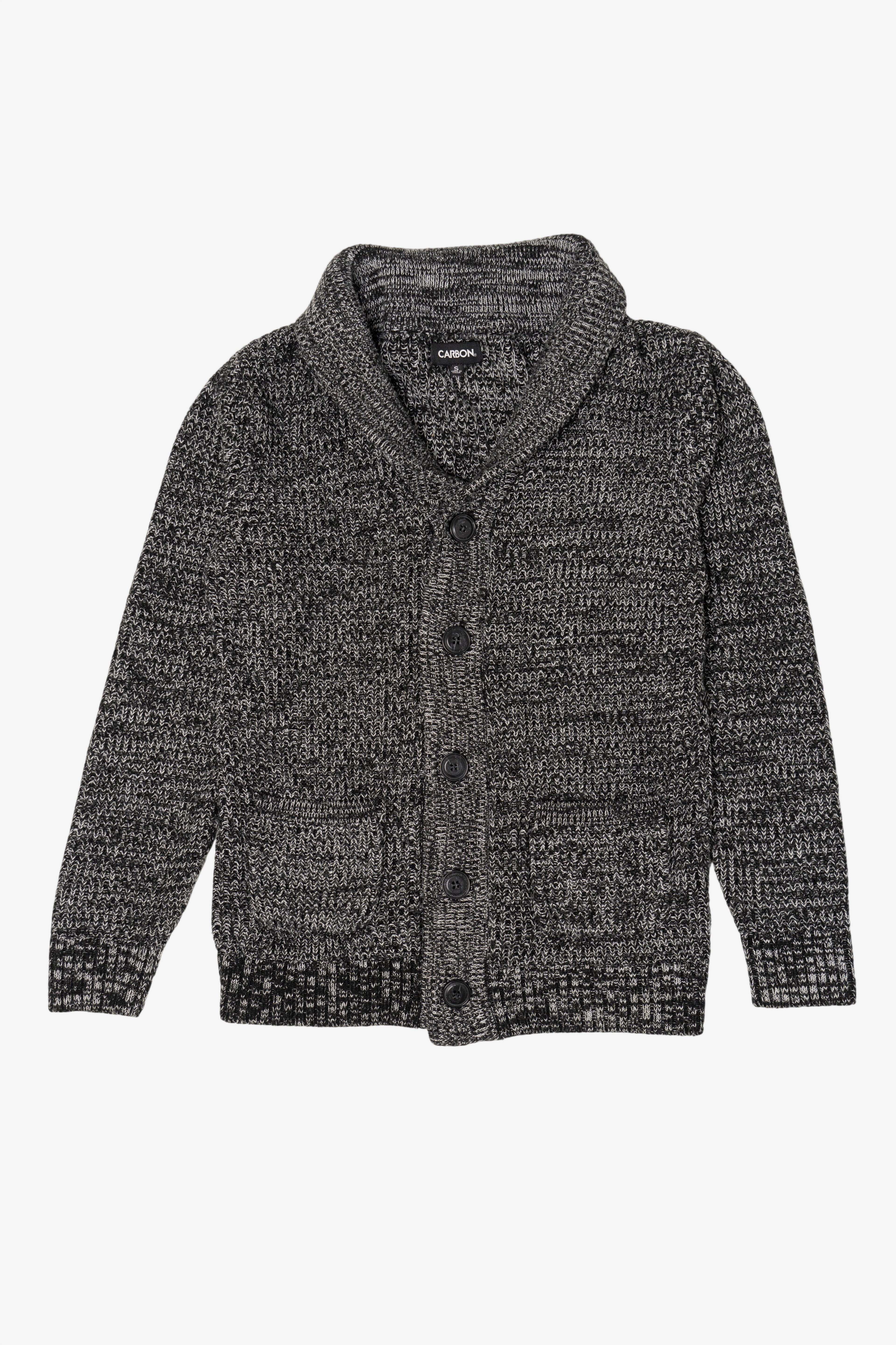 Gray Carbon Cardigan Sweater (2010s)