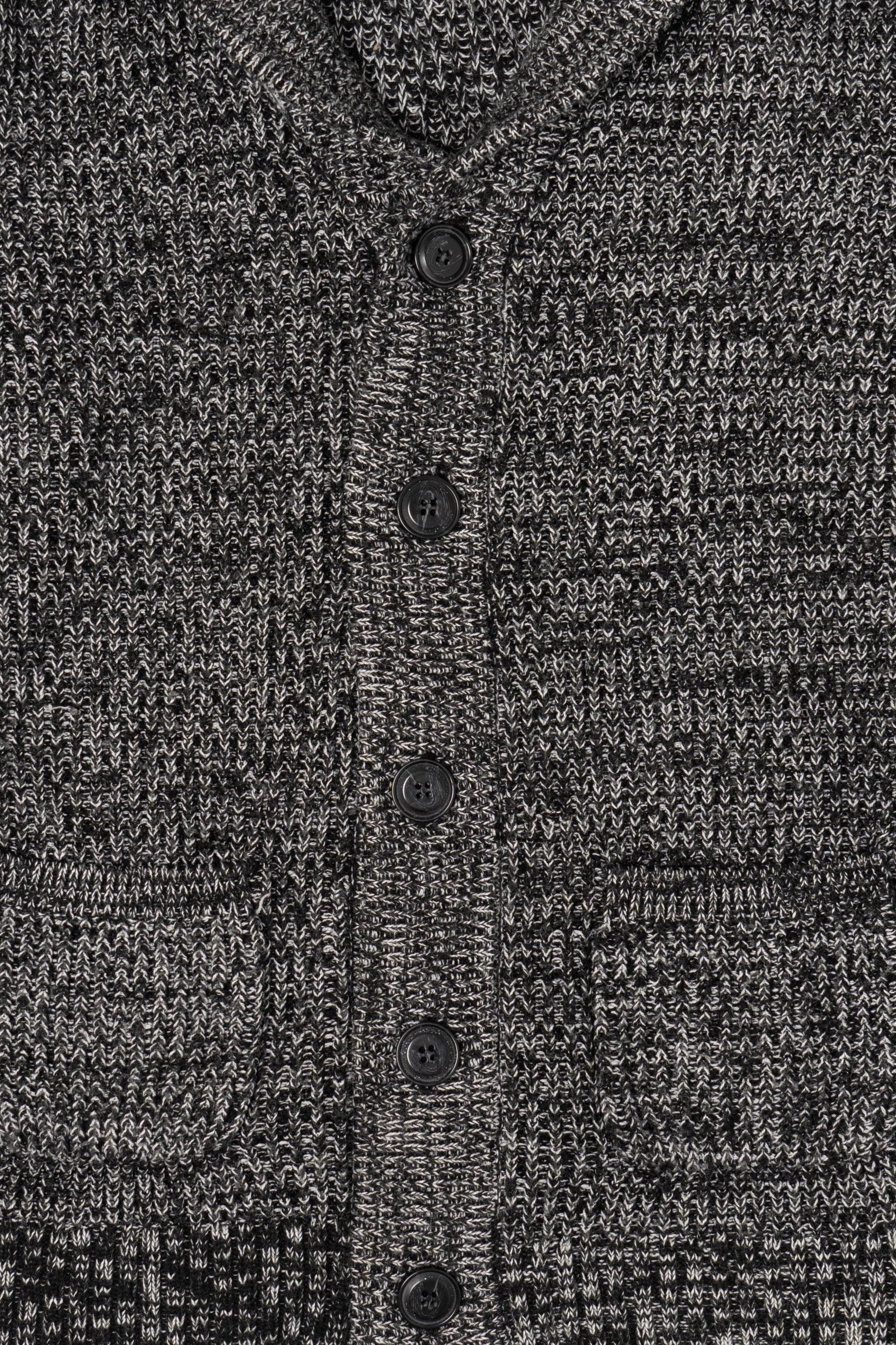 Gray Carbon Cardigan Sweater (2010s)