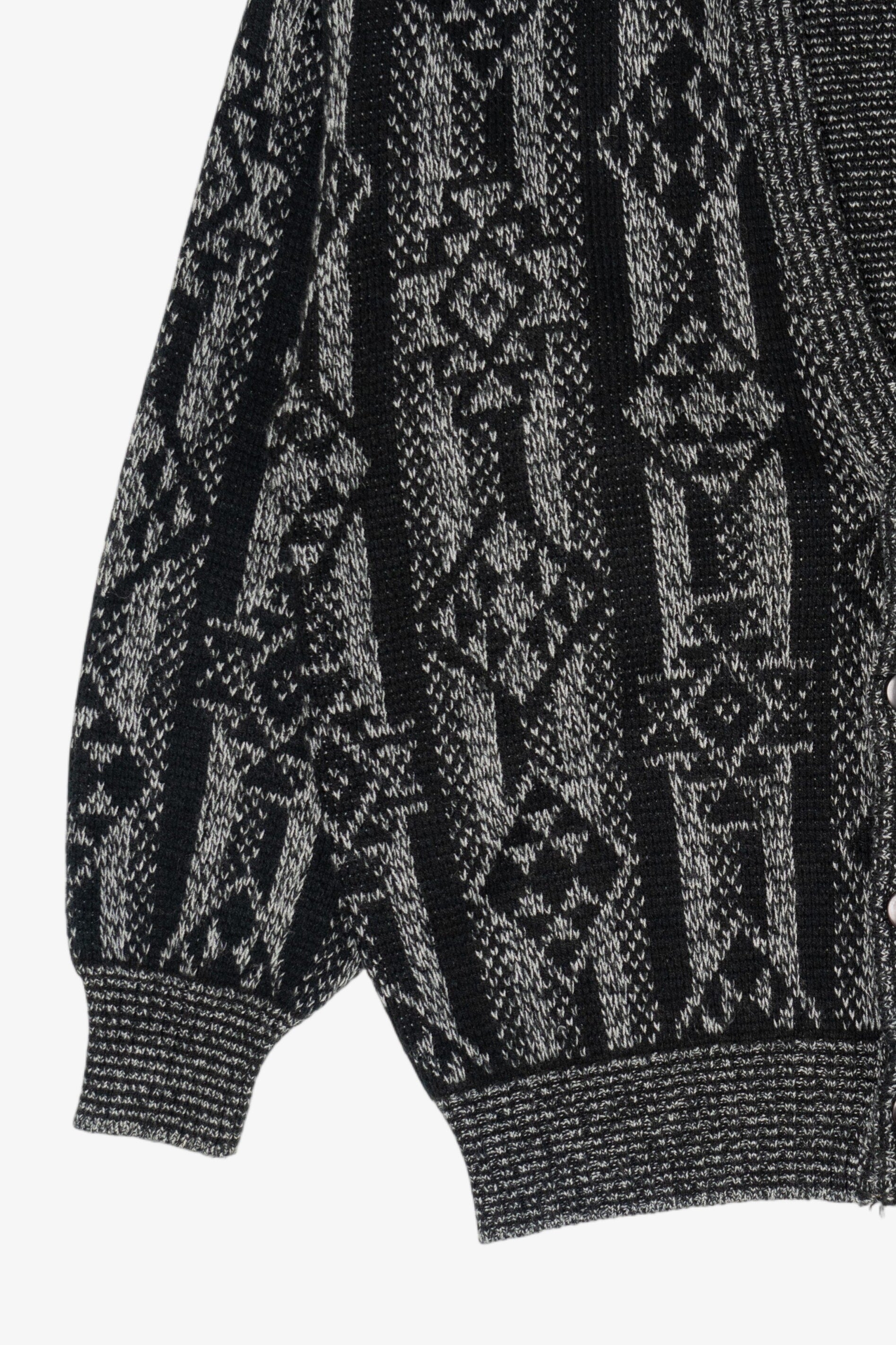 Vintage Dark Gray Jason Daniels Cardigan Sweater (1980s)