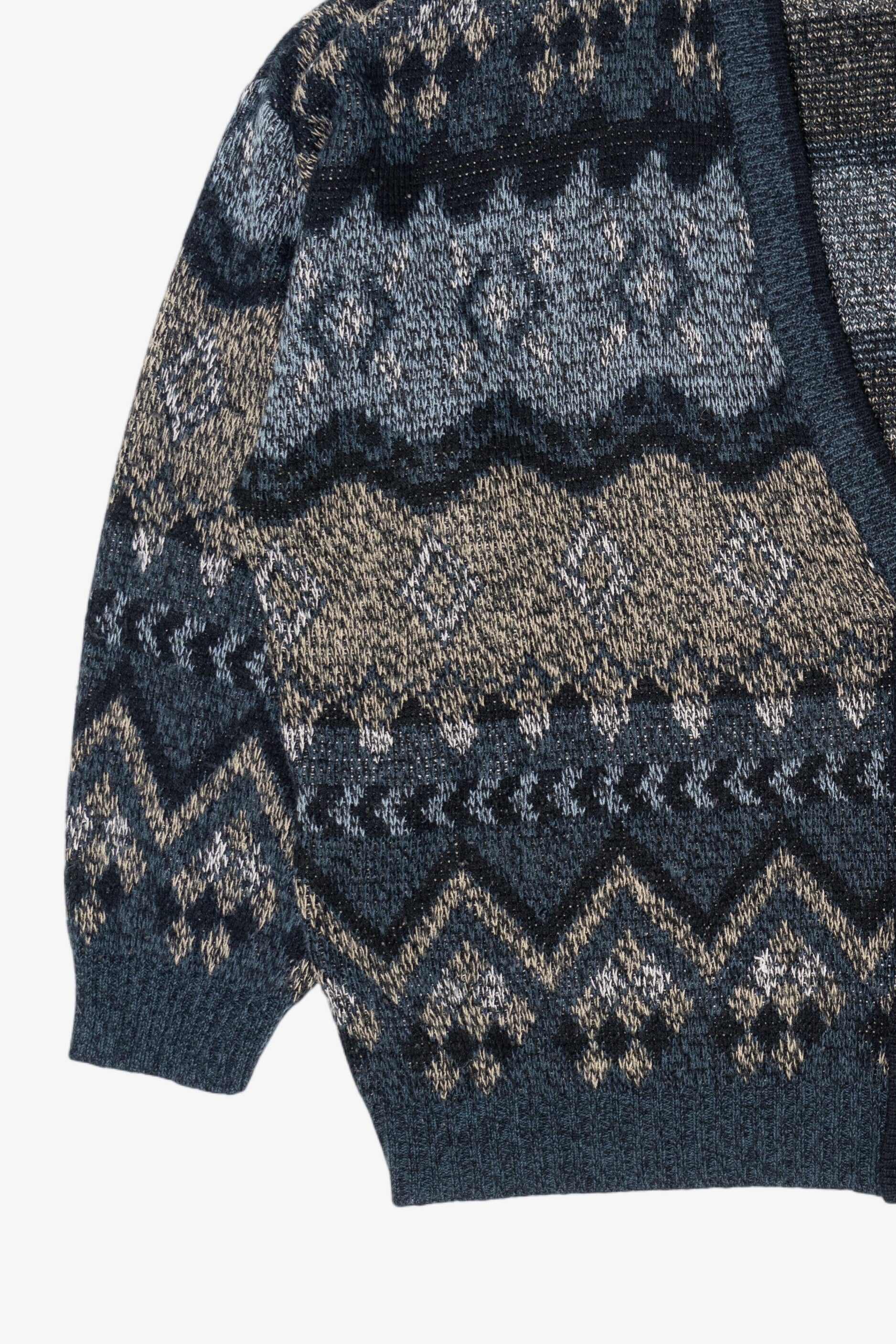 Vintage Blue Harbor Bay Cardigan Sweater (1990s)