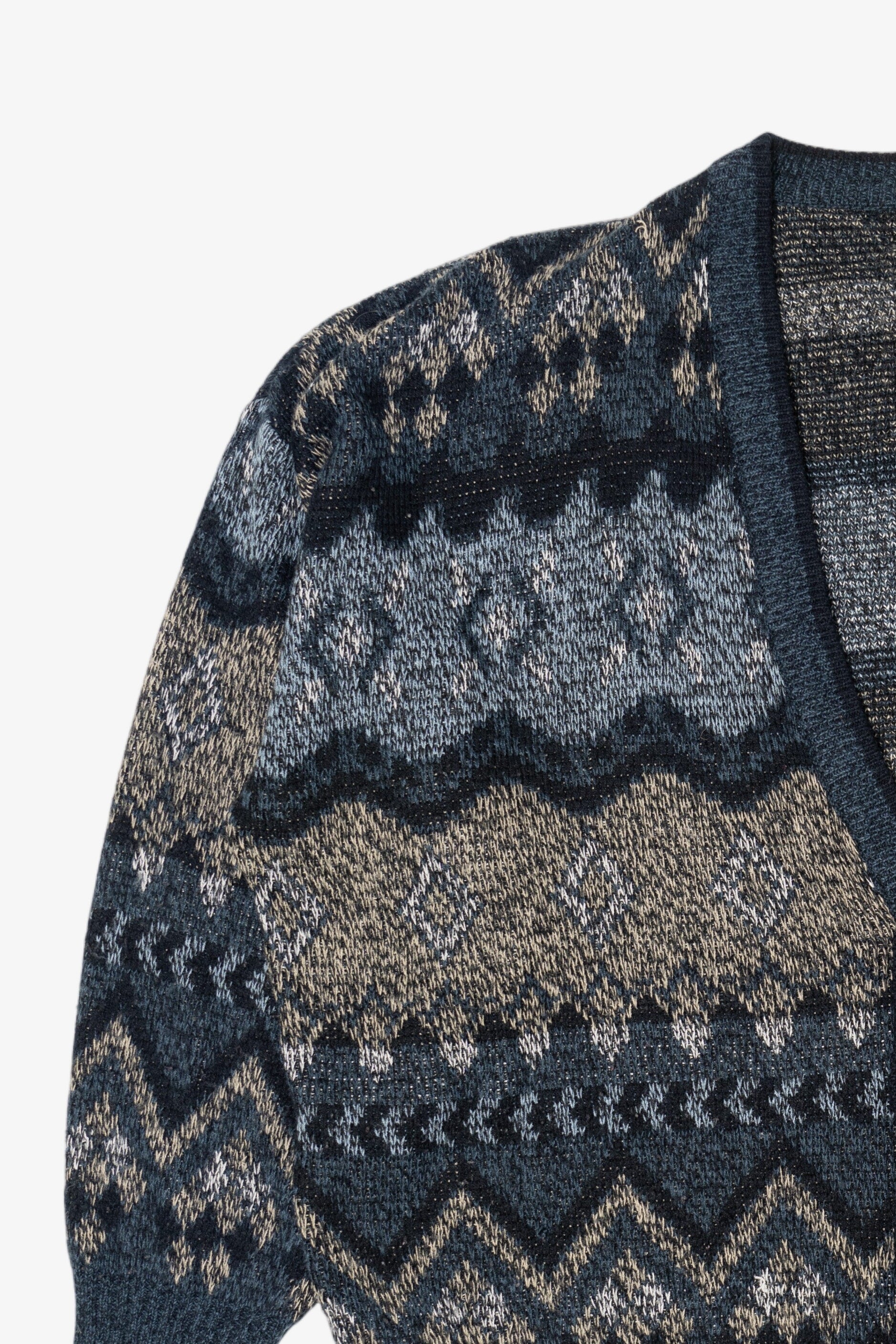 Vintage Blue Harbor Bay Cardigan Sweater (1990s)