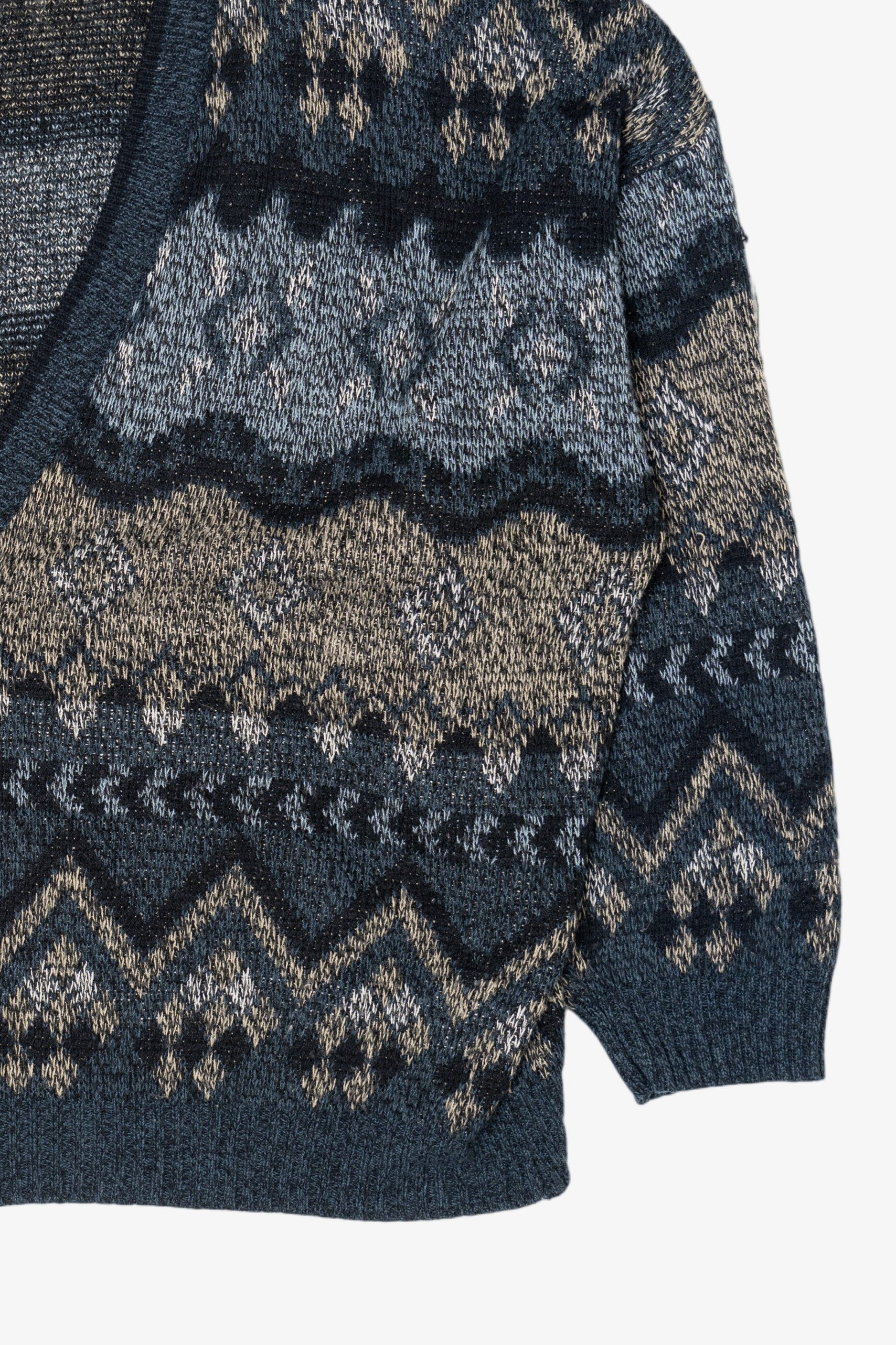 Vintage Blue Harbor Bay Cardigan Sweater (1990s)