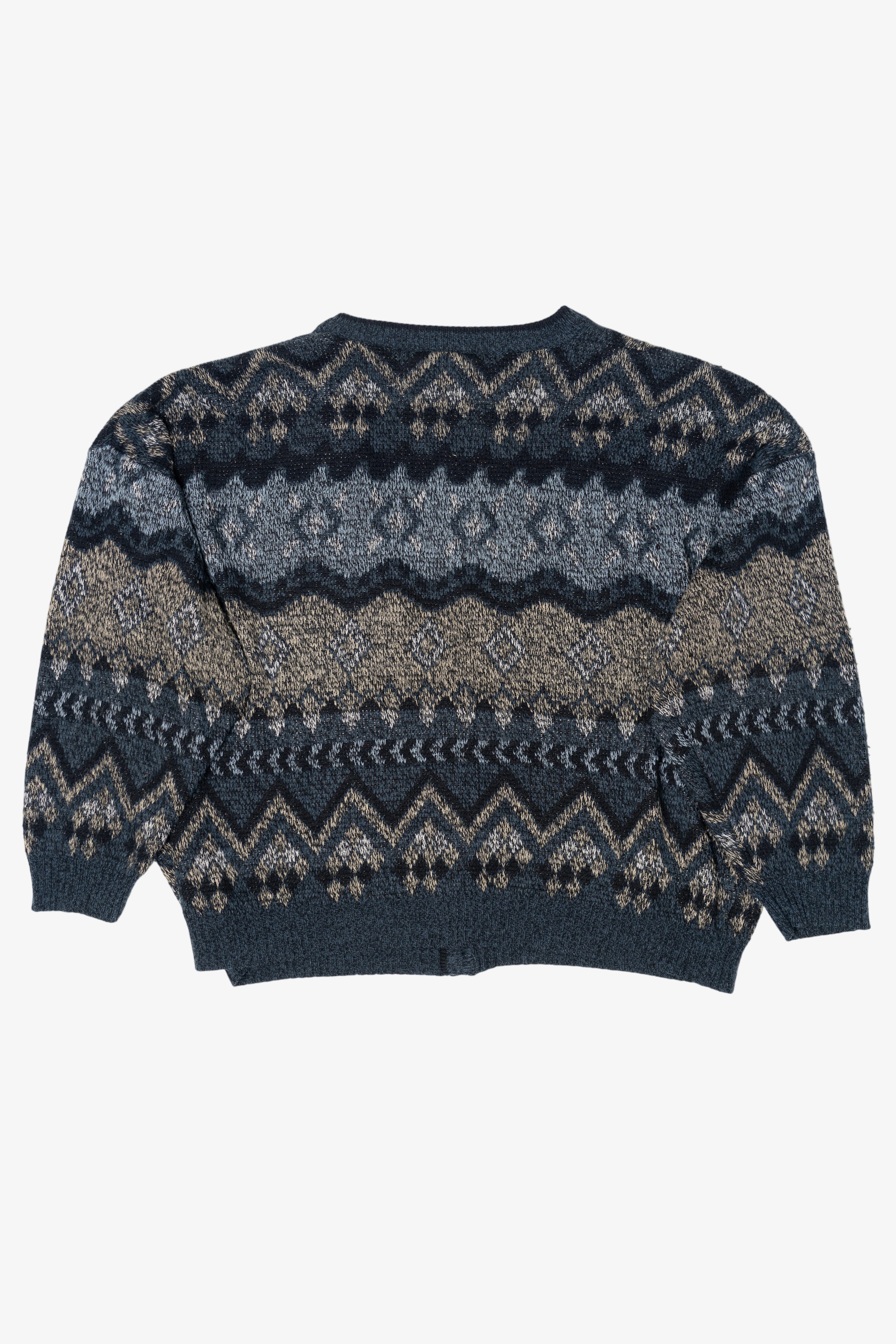 Vintage Blue Harbor Bay Cardigan Sweater (1990s)