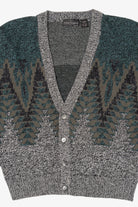 Vintage Gray Peter England Cardigan Sweater (1980s)