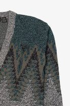 Vintage Gray Peter England Cardigan Sweater (1980s)