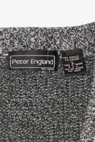 Vintage Gray Peter England Cardigan Sweater (1980s)