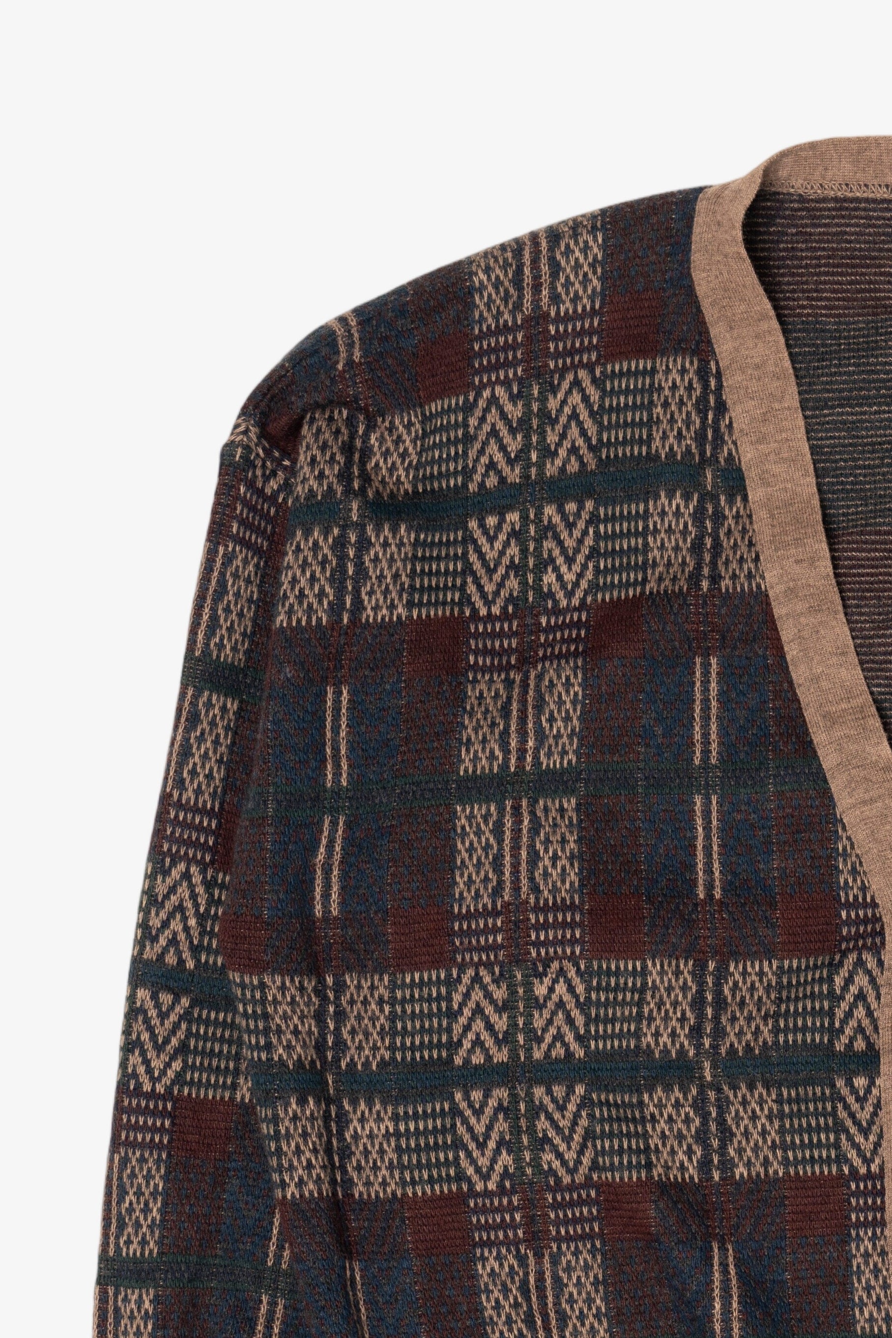 Vintage Brown Murano Cardigan Sweater (1980s)