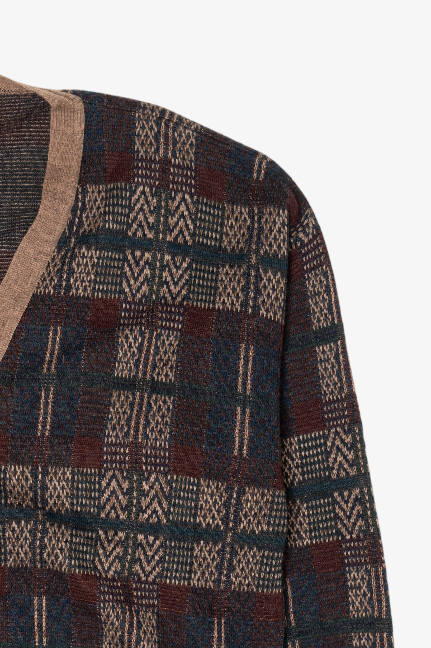 Vintage Brown Murano Cardigan Sweater (1980s)