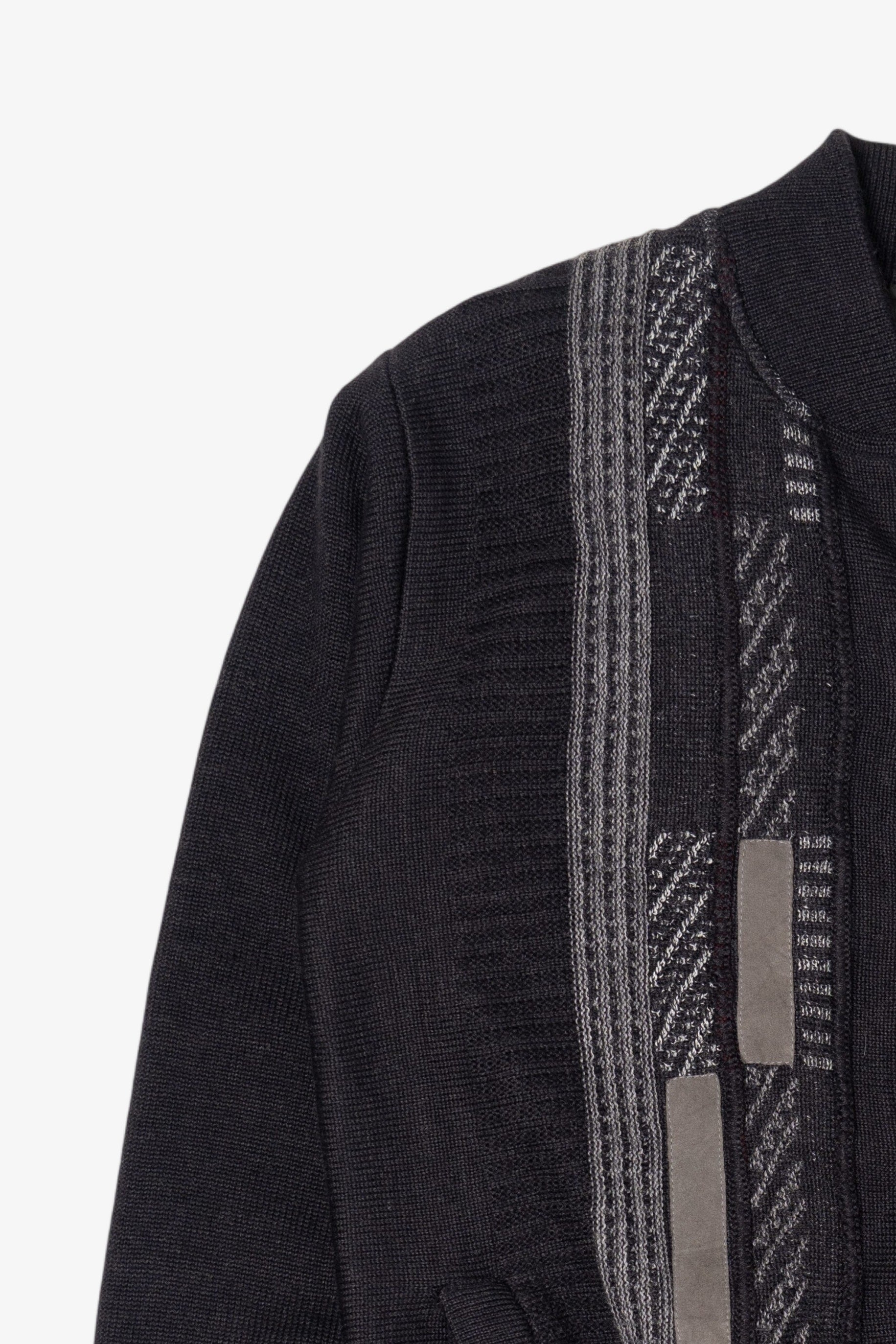 Vintage Black Lined Werther 80s Sweater (1980s)