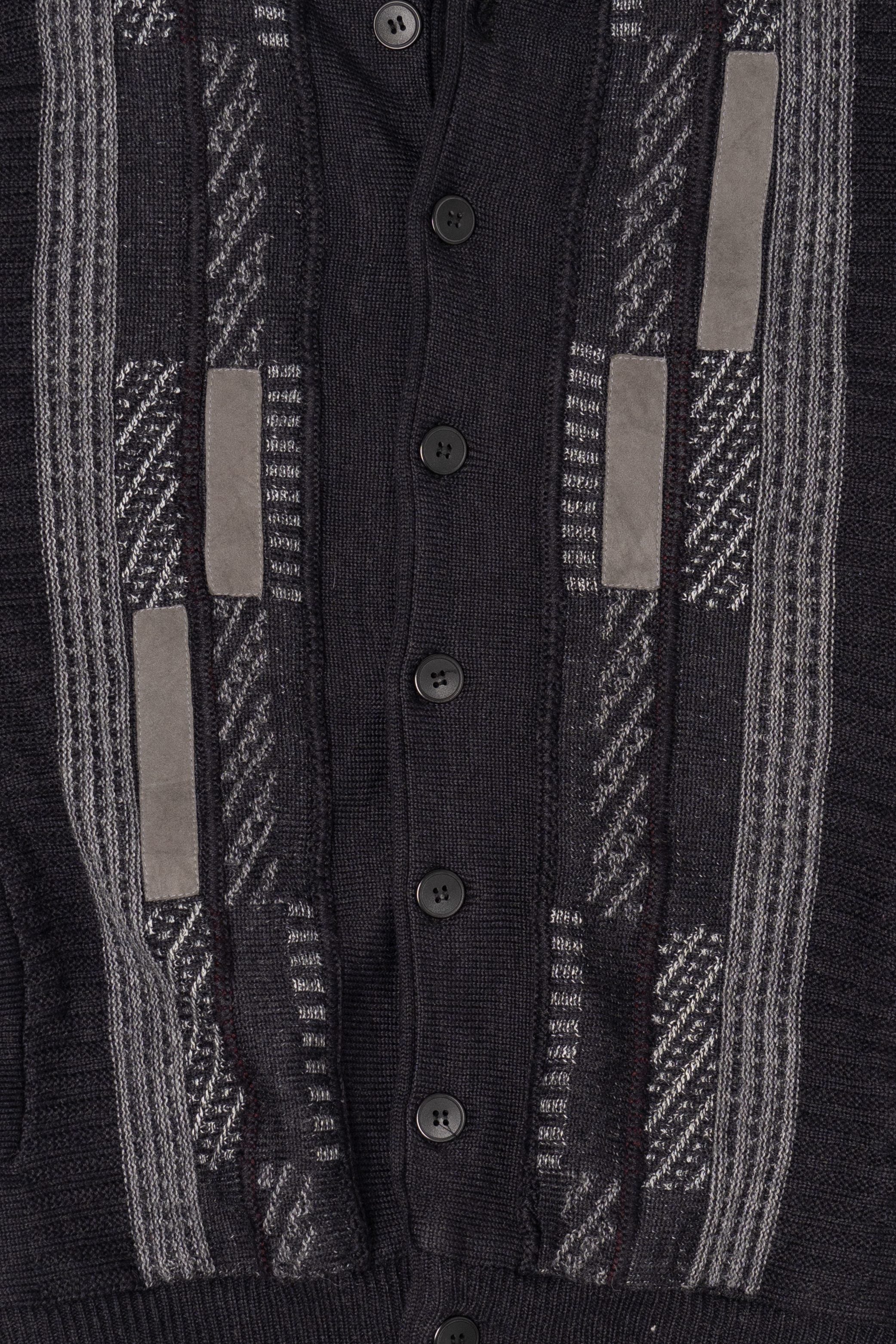 Vintage Black Lined Werther 80s Sweater (1980s)
