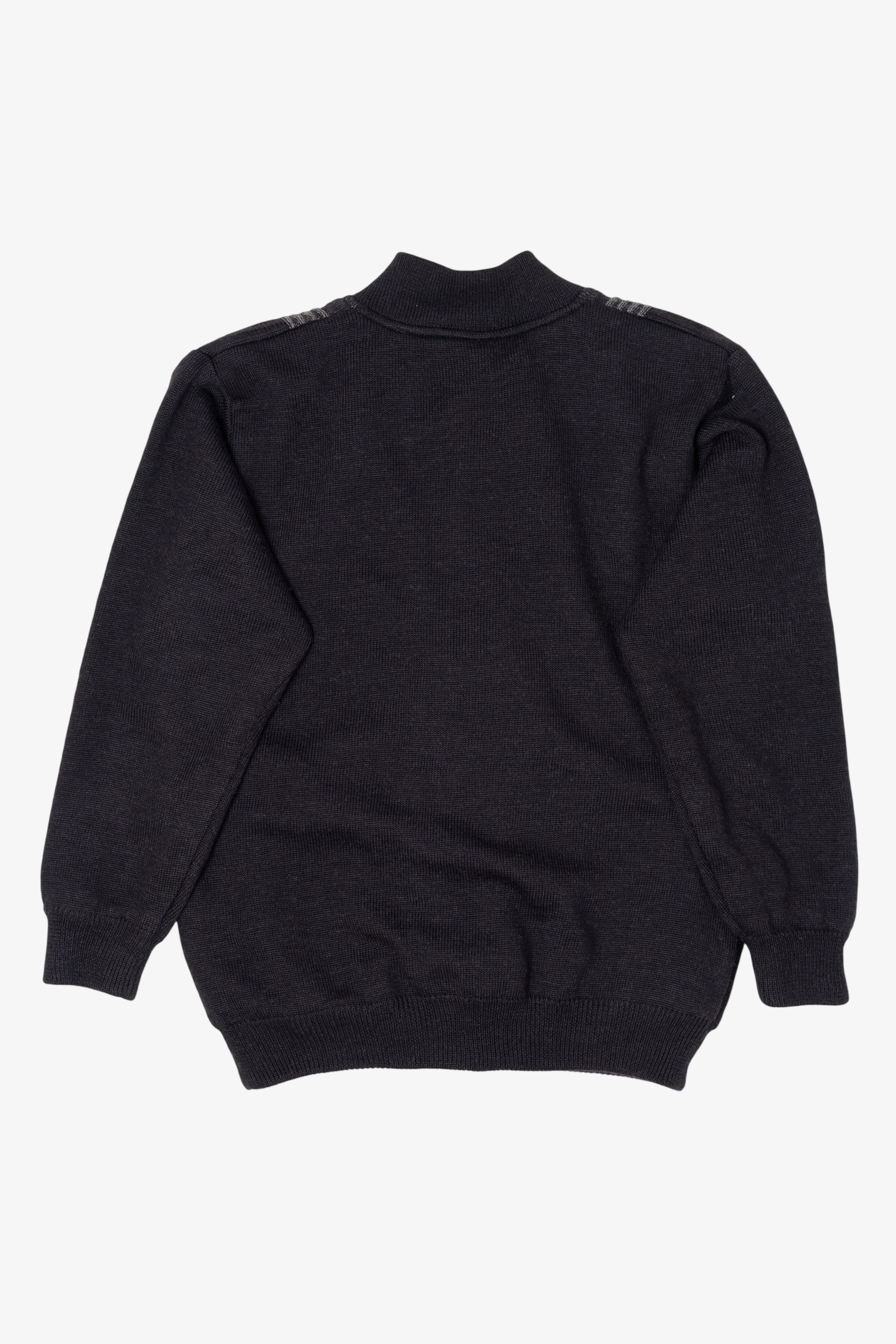 Vintage Black Lined Werther 80s Sweater (1980s)