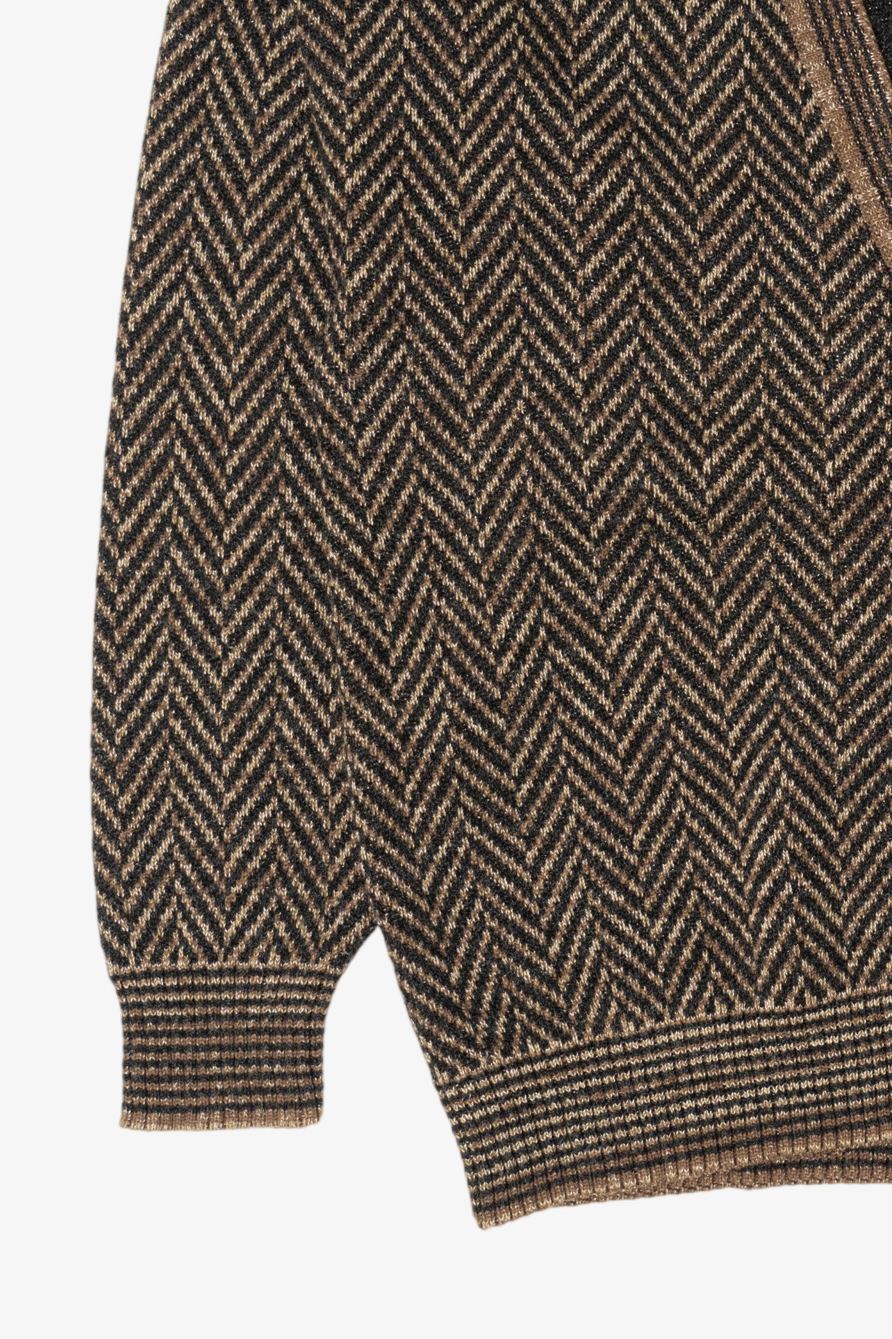 Vintage Brown Bachrach Union Made Cardigan Sweater (1980s)