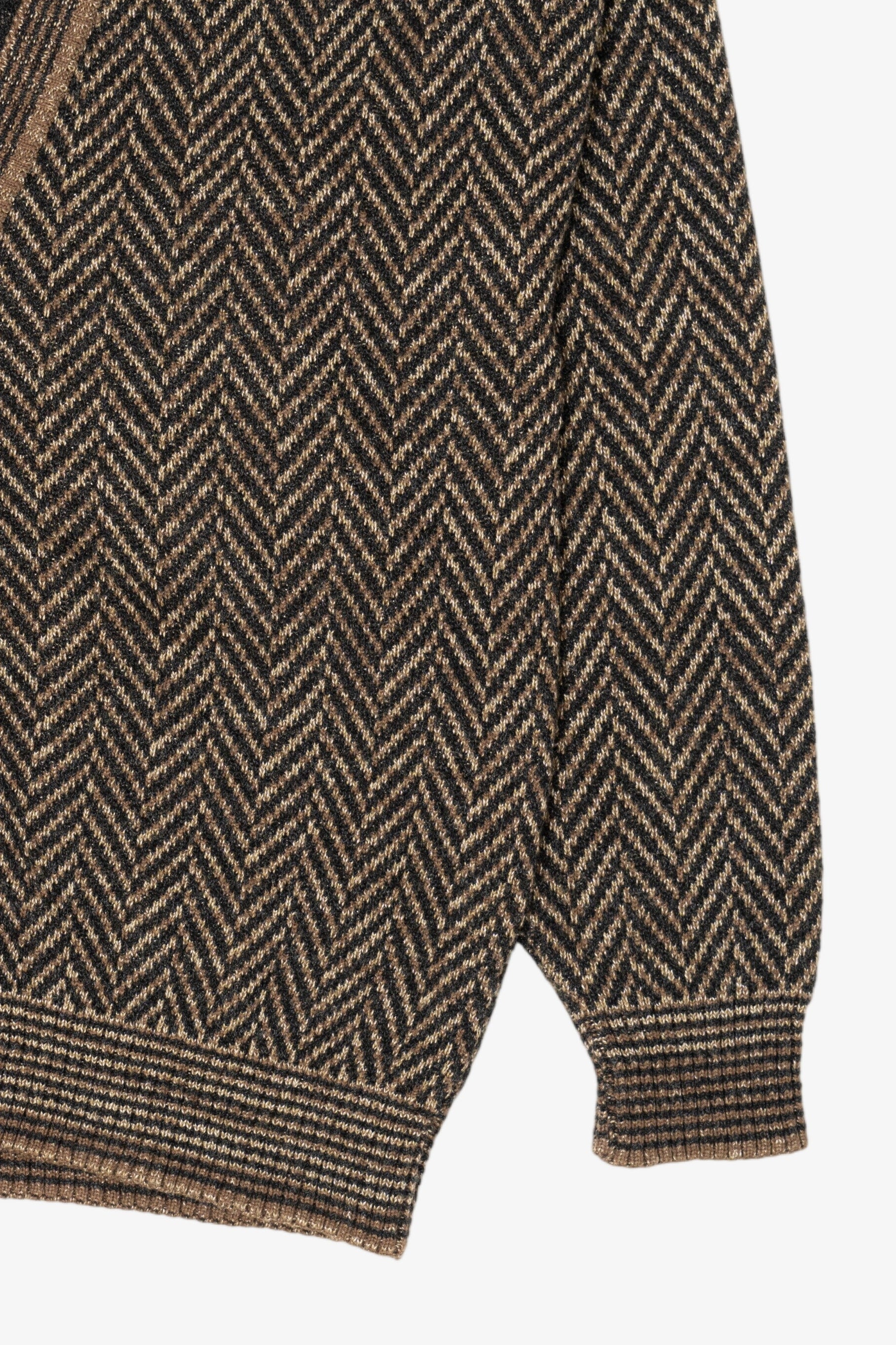 Vintage Brown Bachrach Union Made Cardigan Sweater (1980s)