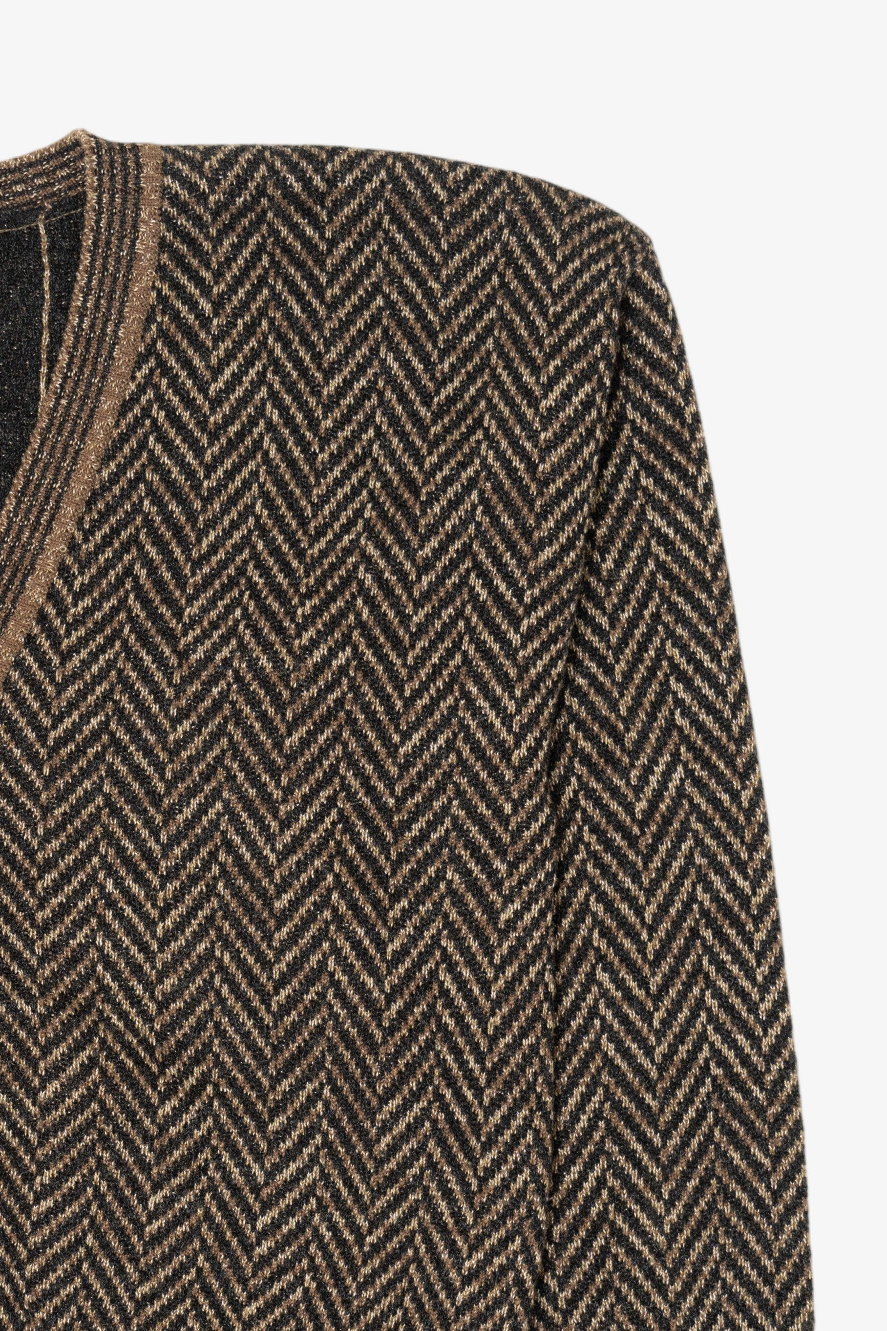 Vintage Brown Bachrach Union Made Cardigan Sweater (1980s)