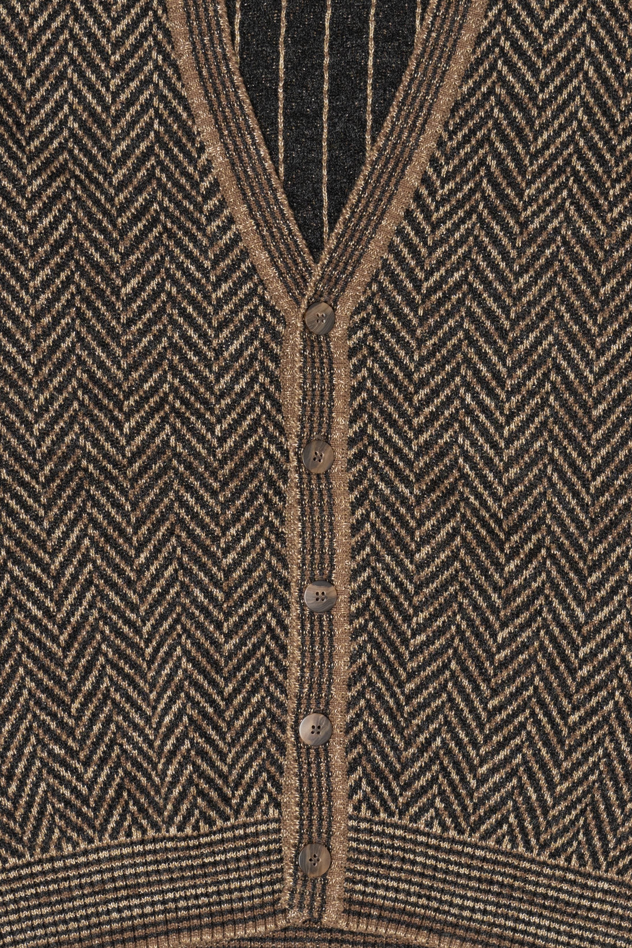 Vintage Brown Bachrach Union Made Cardigan Sweater (1980s)