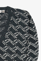 Vintage Gray Michael Gerald Cardigan Sweater (1980s)