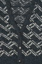 Vintage Gray Michael Gerald Cardigan Sweater (1980s)