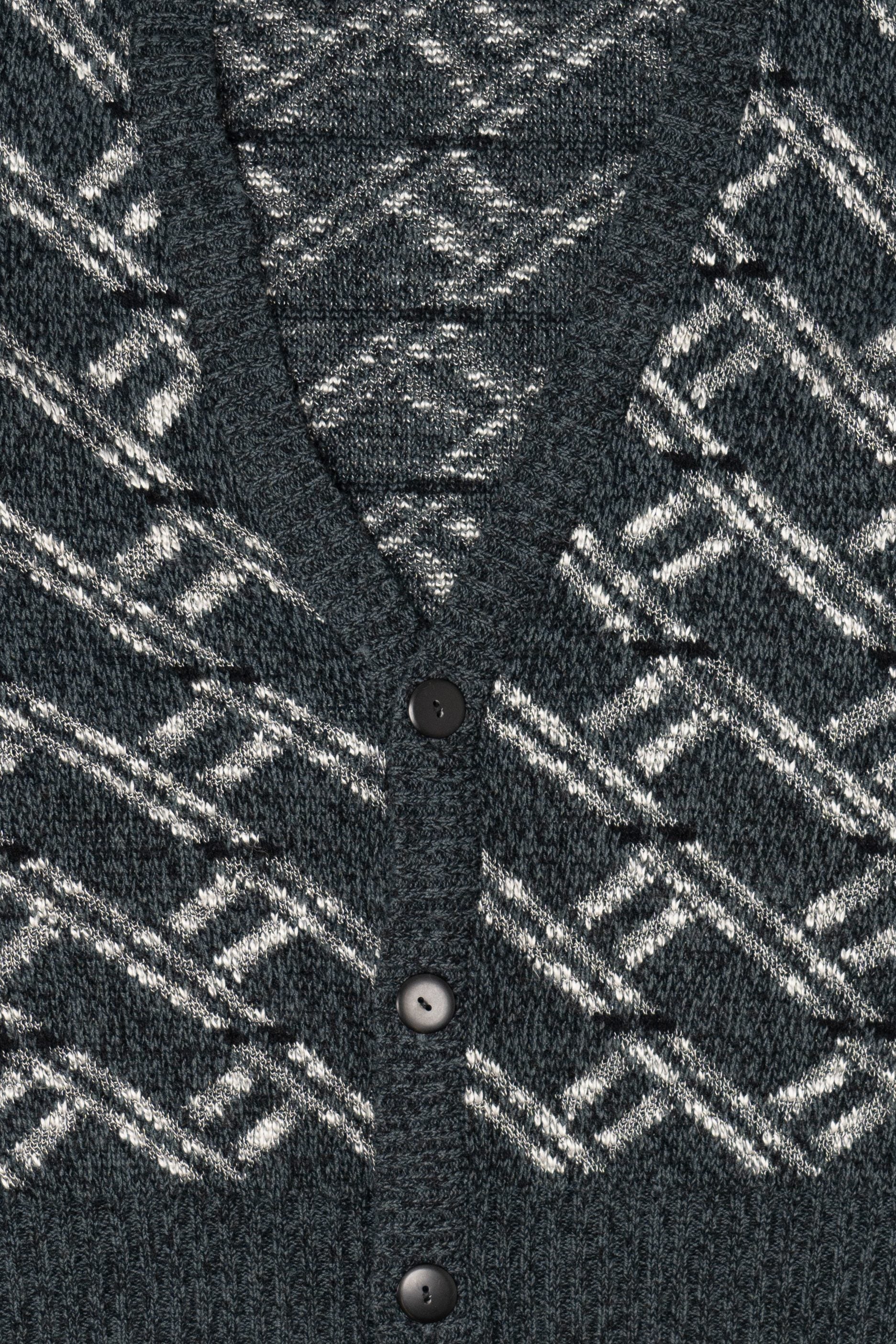 Vintage Gray Michael Gerald Cardigan Sweater (1980s)