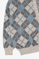 Vintage Cambridge Classics Argyle Cardigan Sweater (1990s)