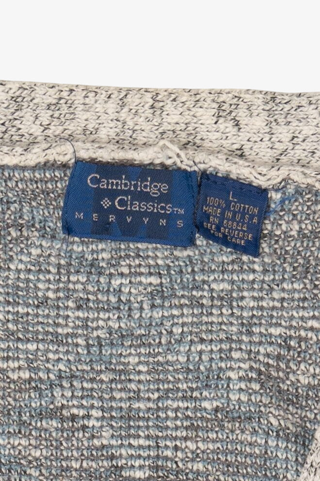 Vintage Cambridge Classics Argyle Cardigan Sweater (1990s)
