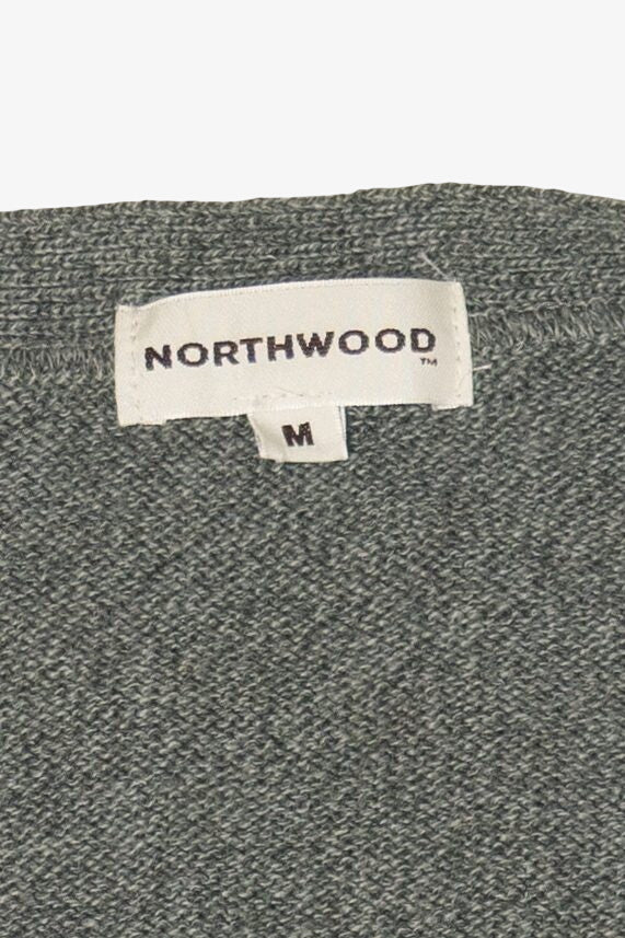 Vintage Green Northwood Cardigan Sweater (1990s)