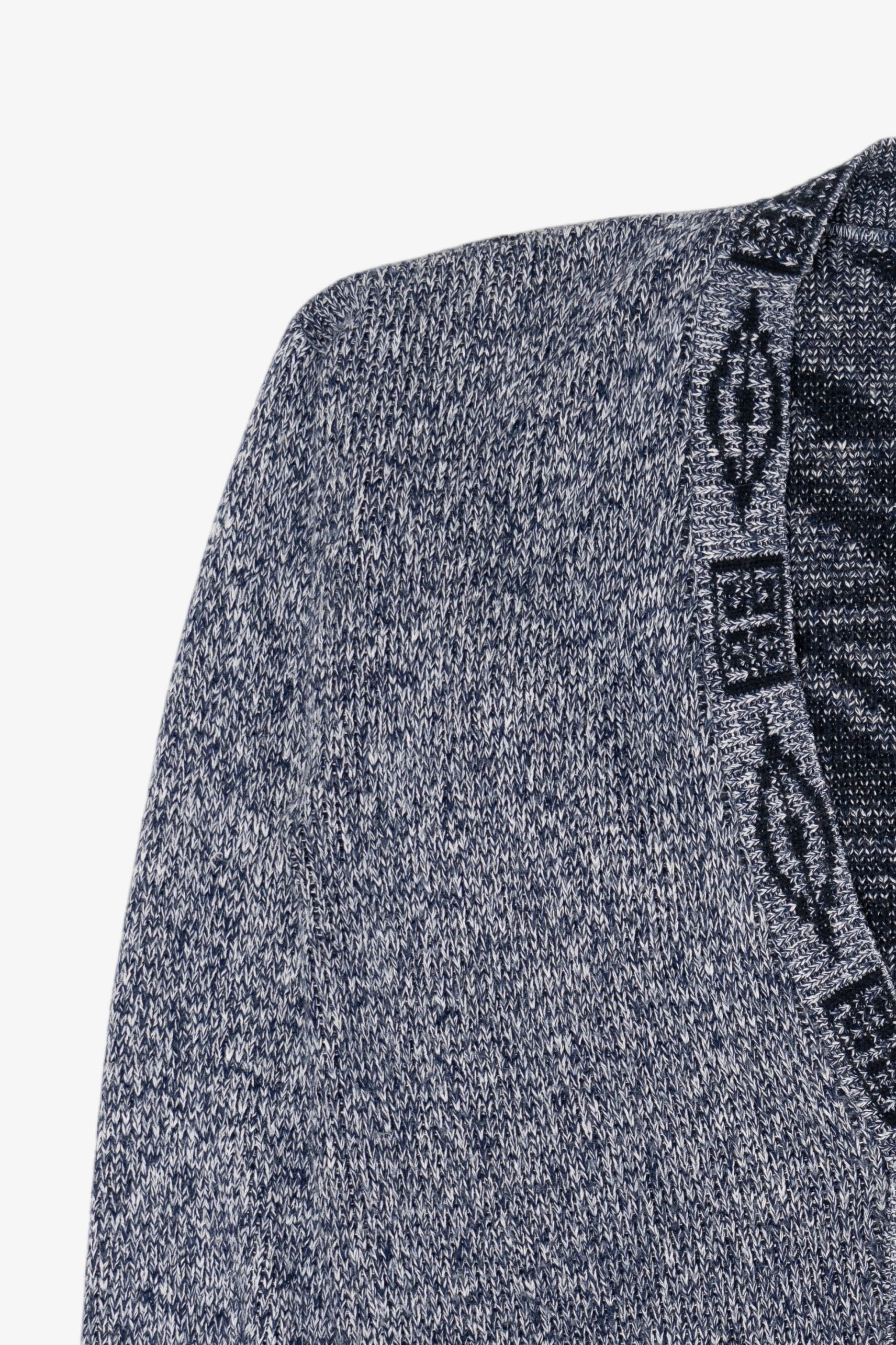 Vintage Gray Intrepid Cardigan Sweater (1980s)