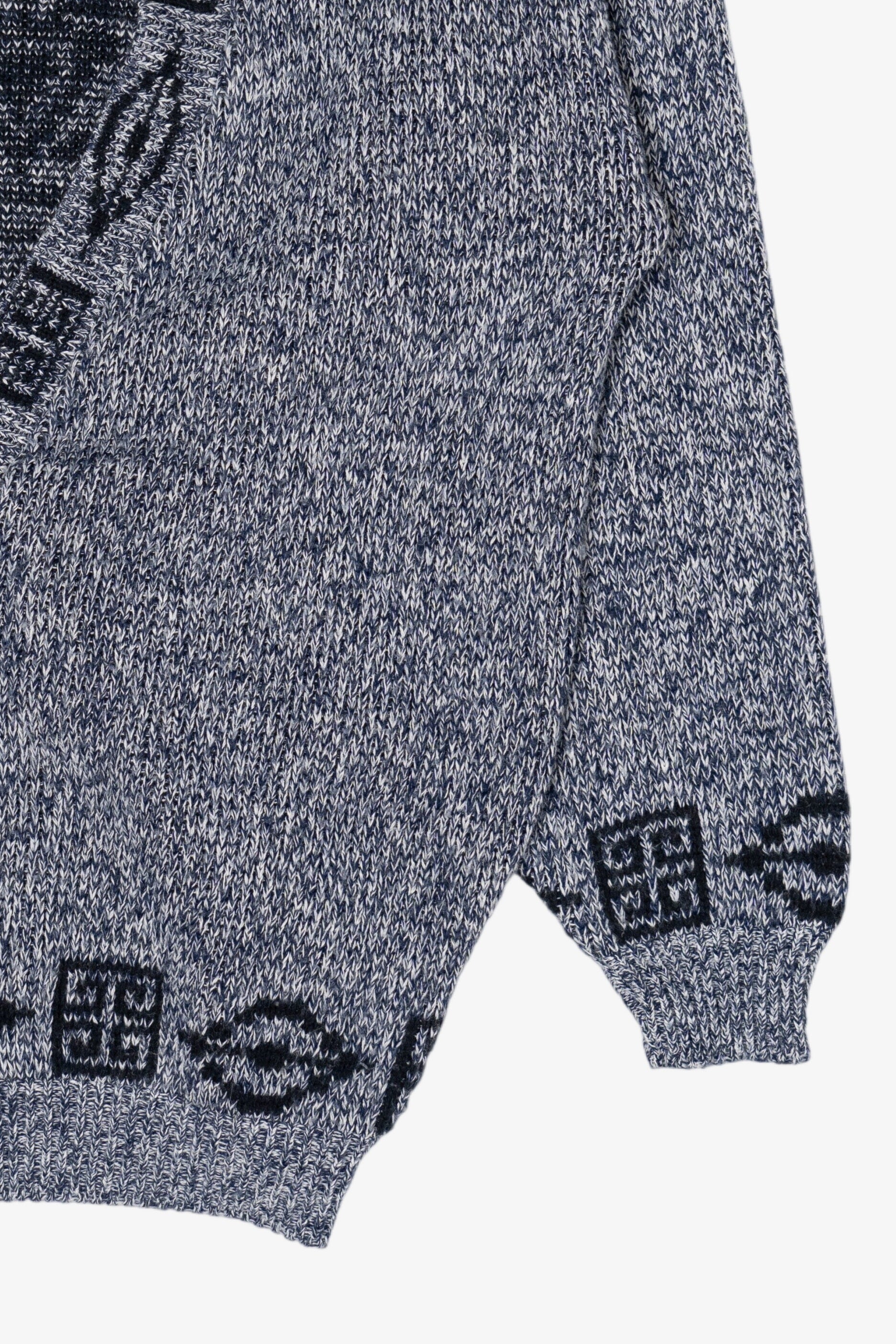 Vintage Gray Intrepid Cardigan Sweater (1980s)