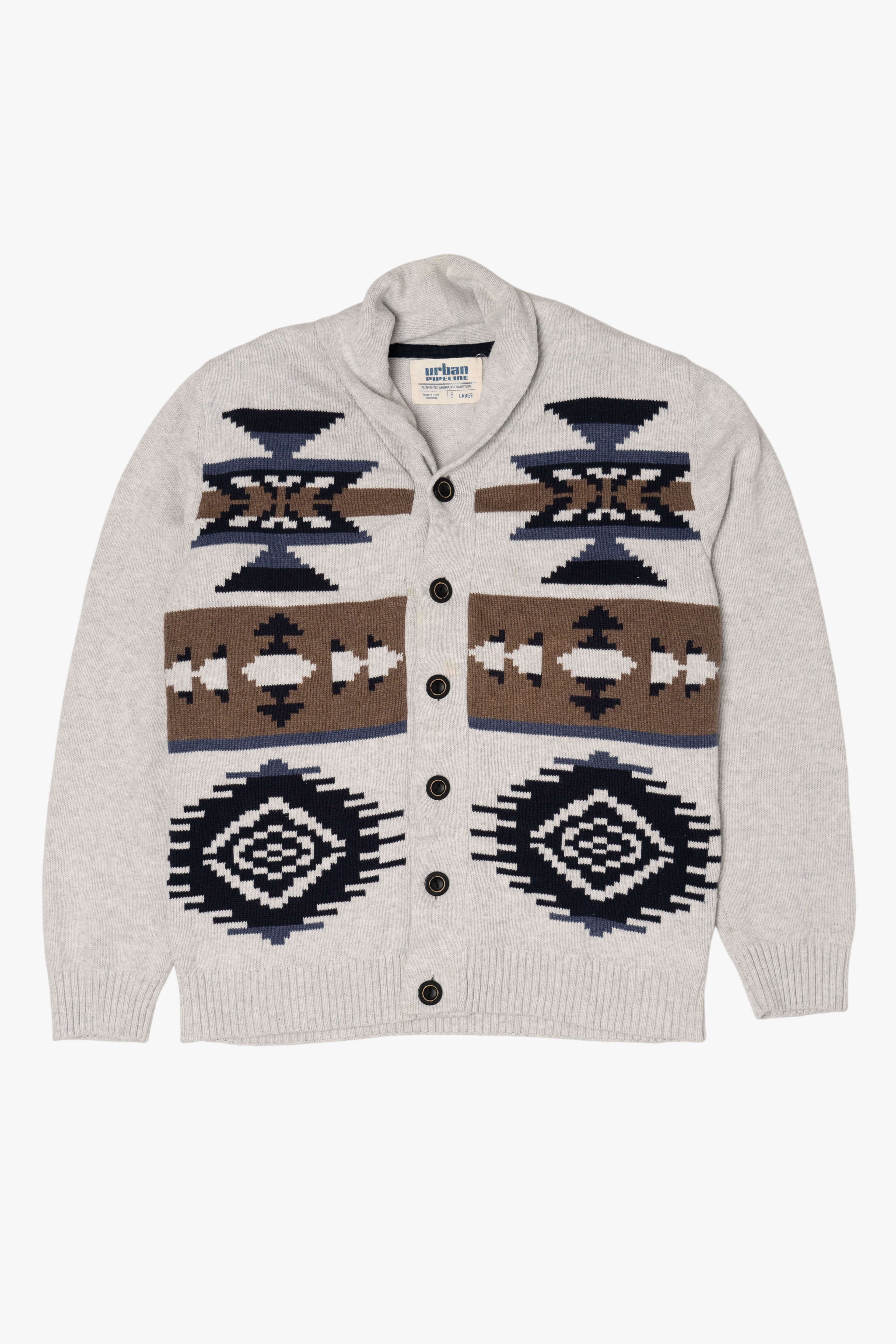 Urban Pipeline Southwestern Pattern Cardigan Sweater (2020s)