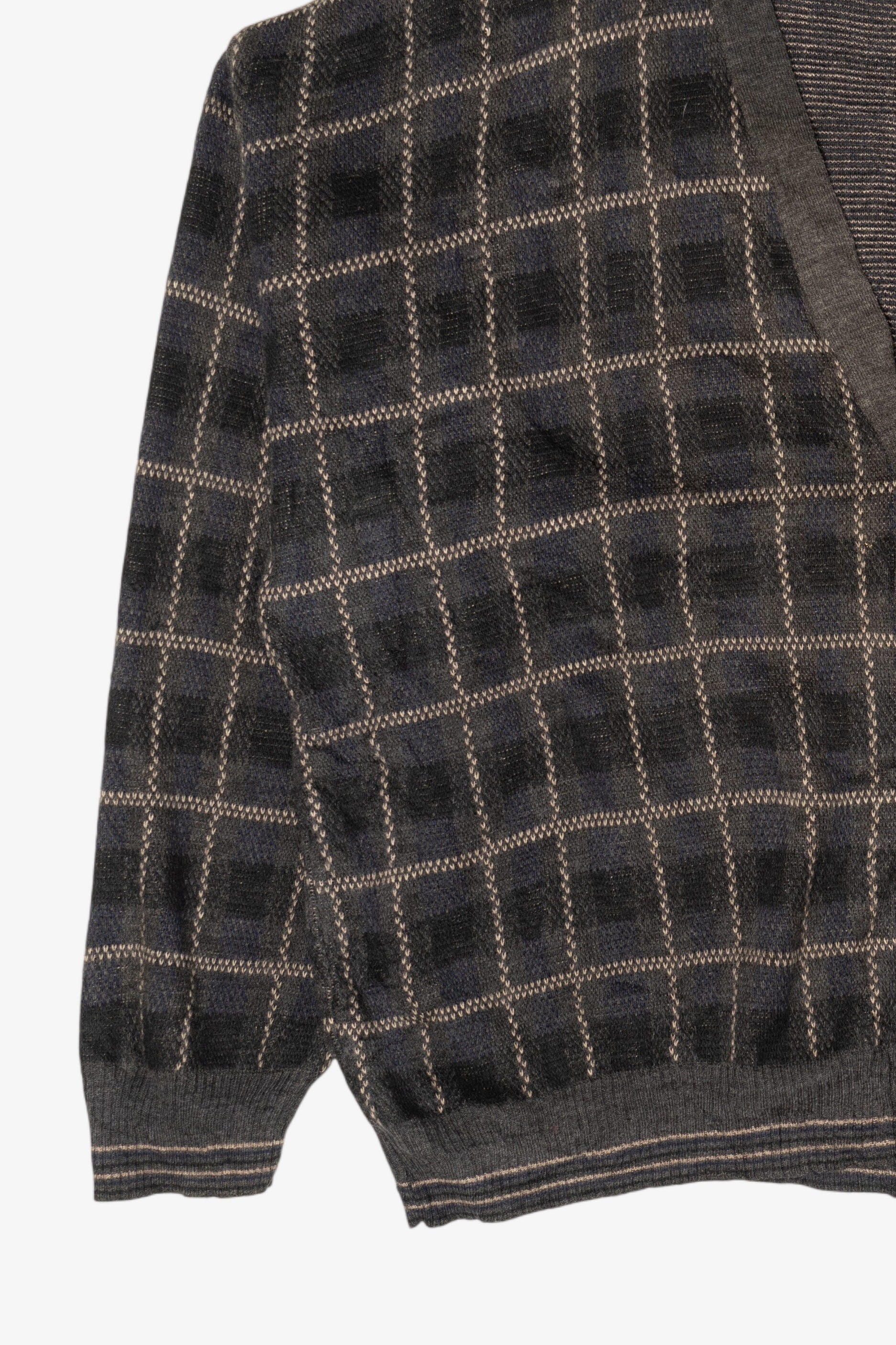 Vintage Brown Alfant Cardigan Sweater (1980s)