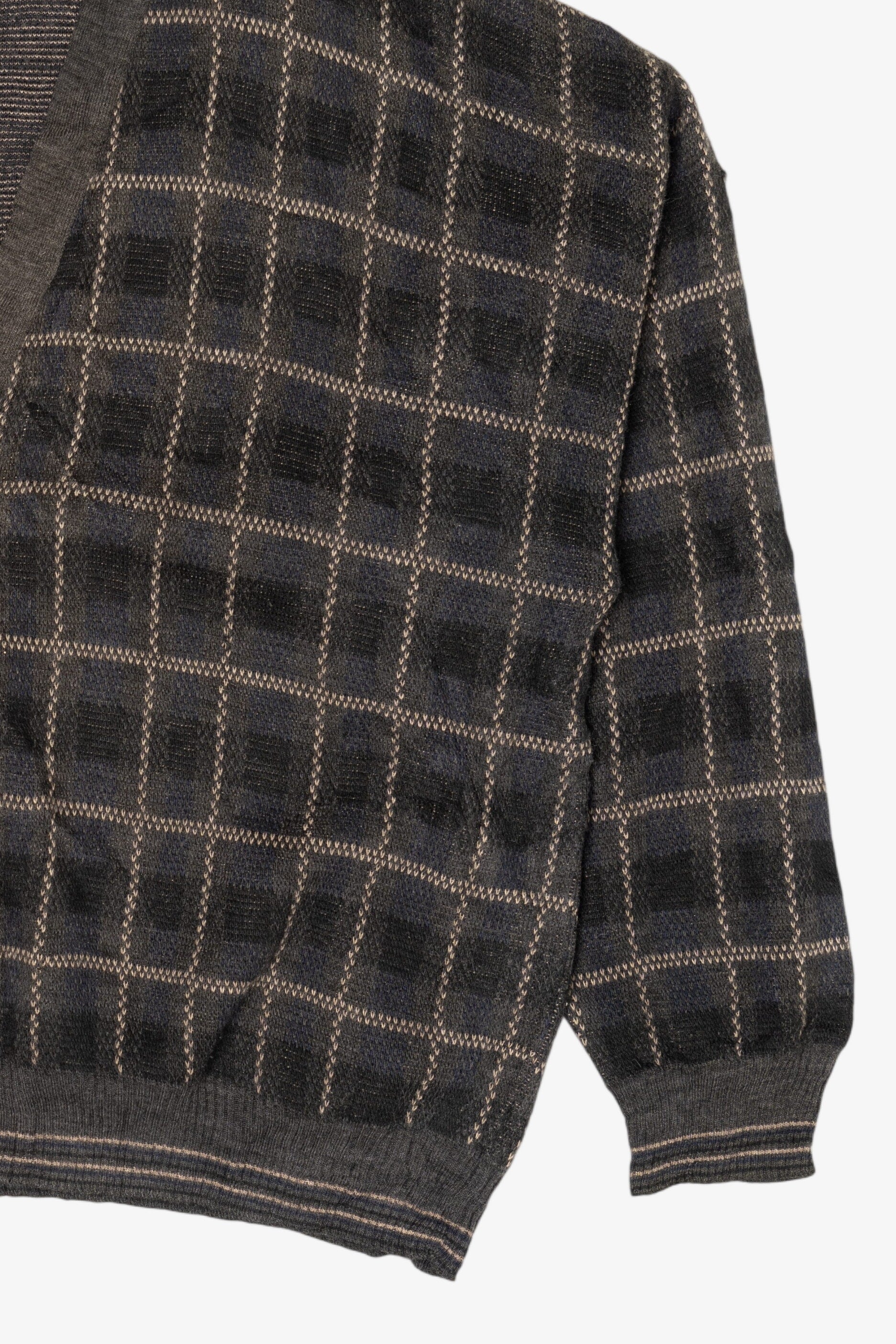 Vintage Brown Alfant Cardigan Sweater (1980s)