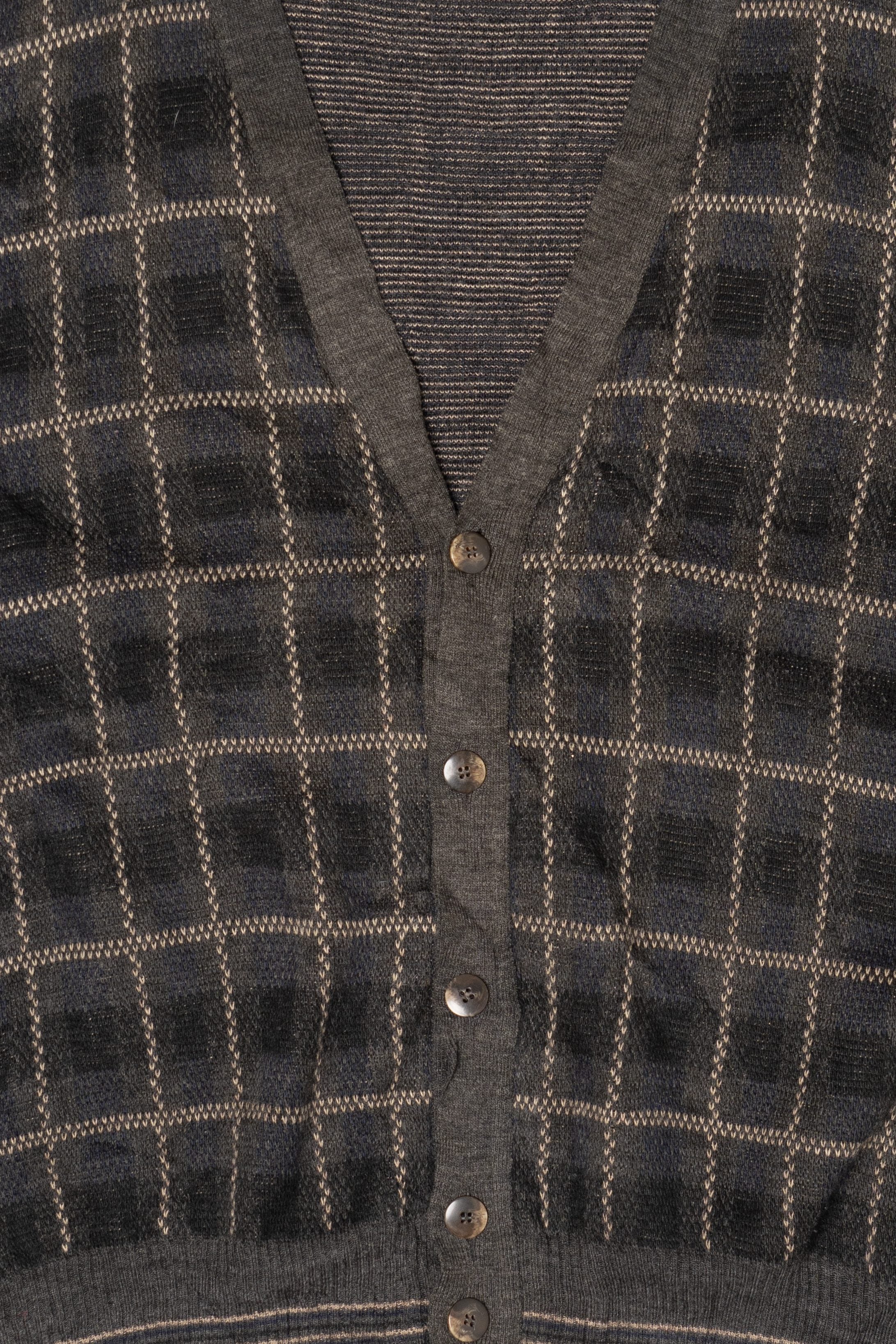 Vintage Brown Alfant Cardigan Sweater (1980s)