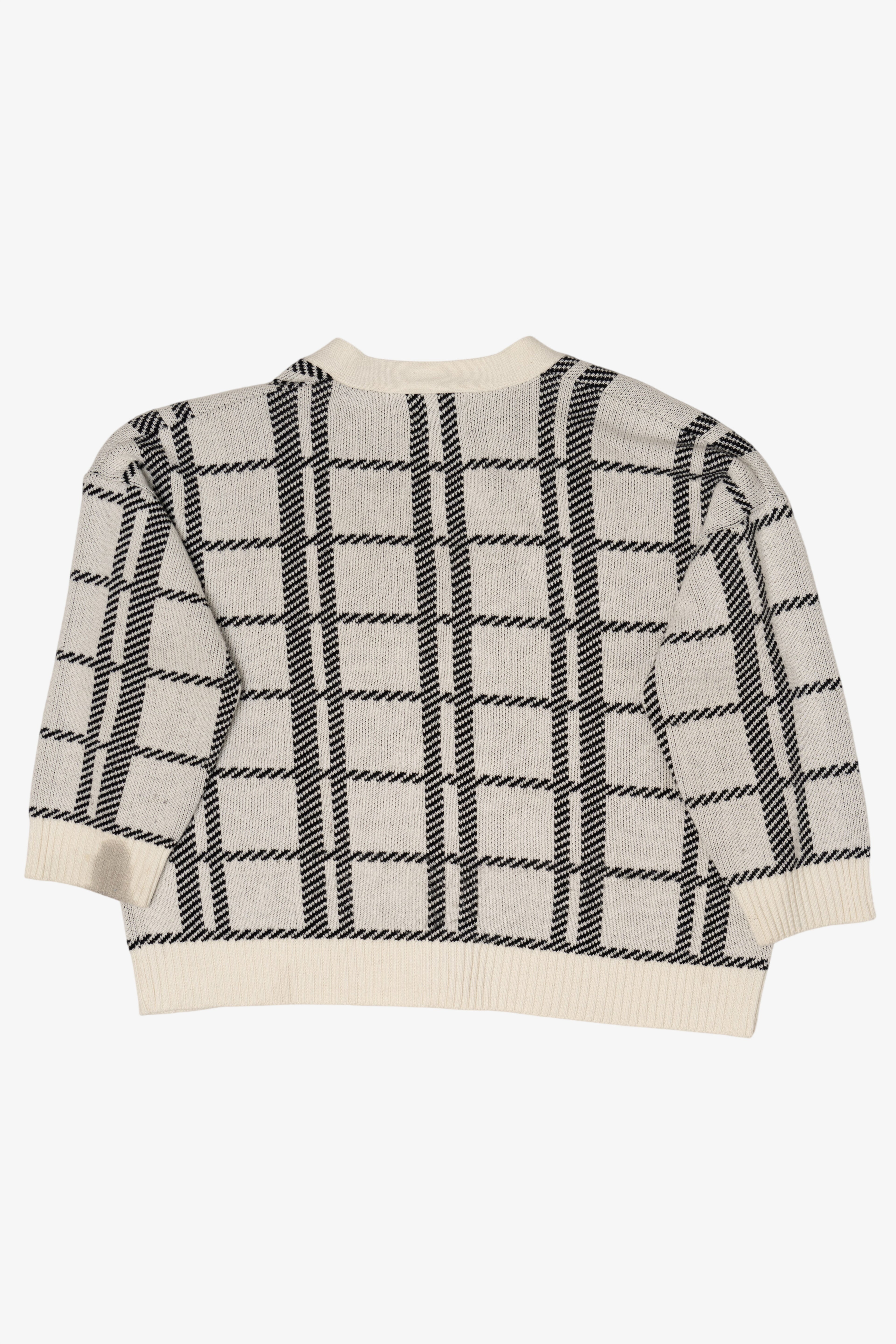 Vintage Gray Men's Wear Store Cardigan Sweater (1980s)