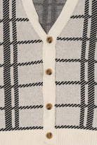 Vintage Gray Men's Wear Store Cardigan Sweater (1980s)