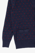 Blue And Red Merona Cardigan Sweater (2010s)