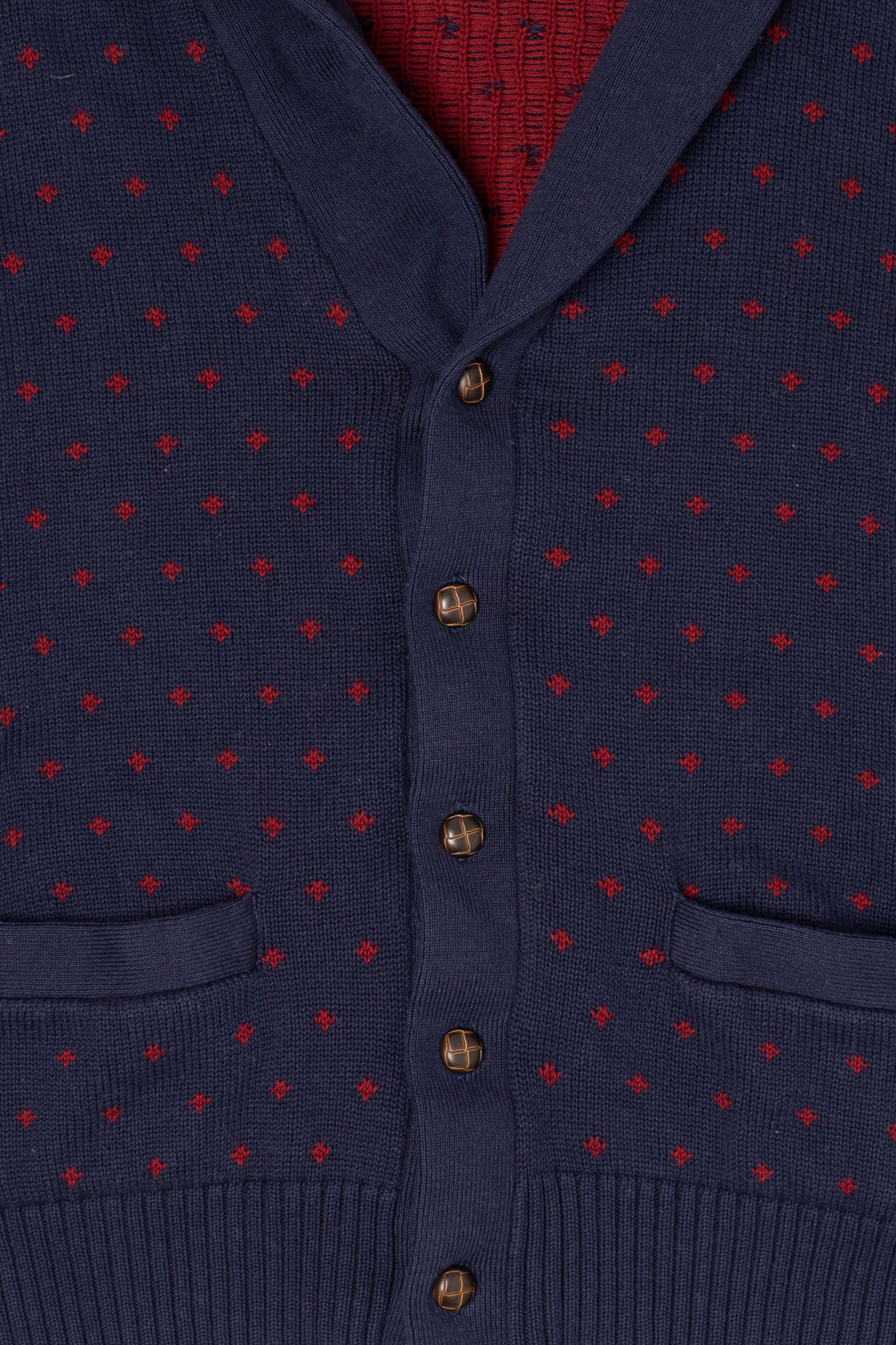 Blue And Red Merona Cardigan Sweater (2010s)