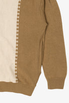 Vintage Beige John Blair Zip Up Sweater (1990s)