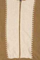 Vintage Beige John Blair Zip Up Sweater (1990s)