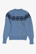 Vintage Blue Bamburgers Fair Isle Sweater (1990s)