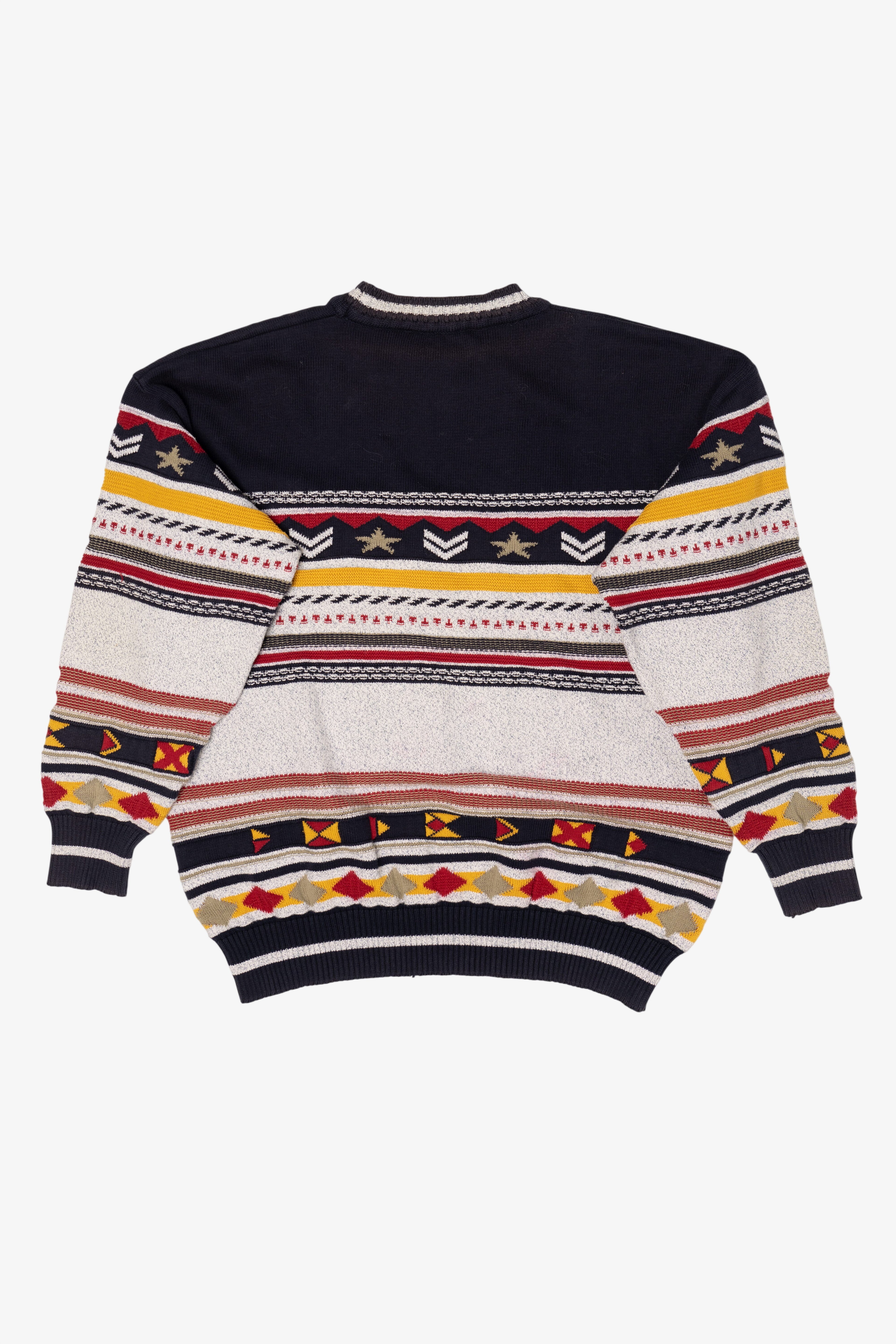 Vintage Baroni "Yacting" Embroidered" Sweater (1980s)